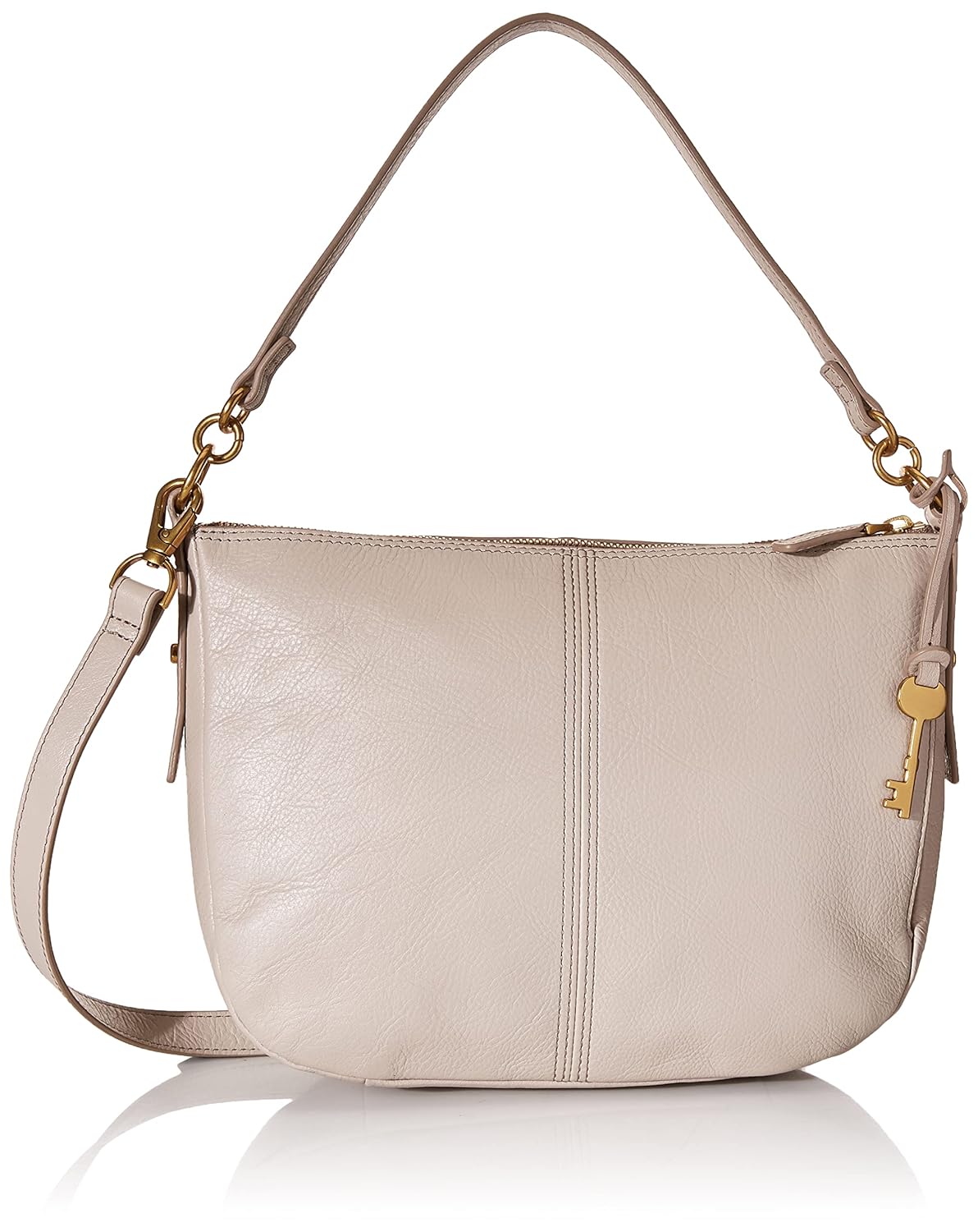 Fossil Women's Jolie Leather Crossbody Purse Handbag, Graystone, One Size Amazon.in Fashion