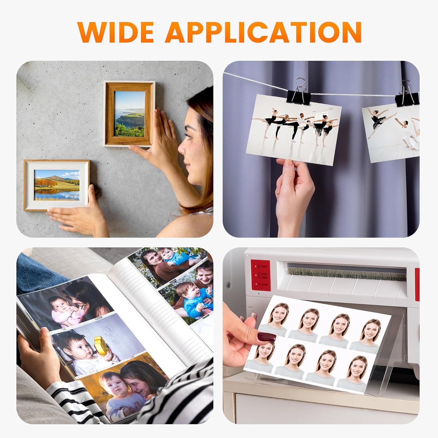 Compatible with Canon Selphy CP1500 CP1300 Ink and Paper, 2 Color Ink and 108 Sheets 4x6 Photo Replacement for Canon Selphy CP1300 CP1500 Photo Paper RP-108IN for CP910/CP820/CP1200/CP1300/CP1500