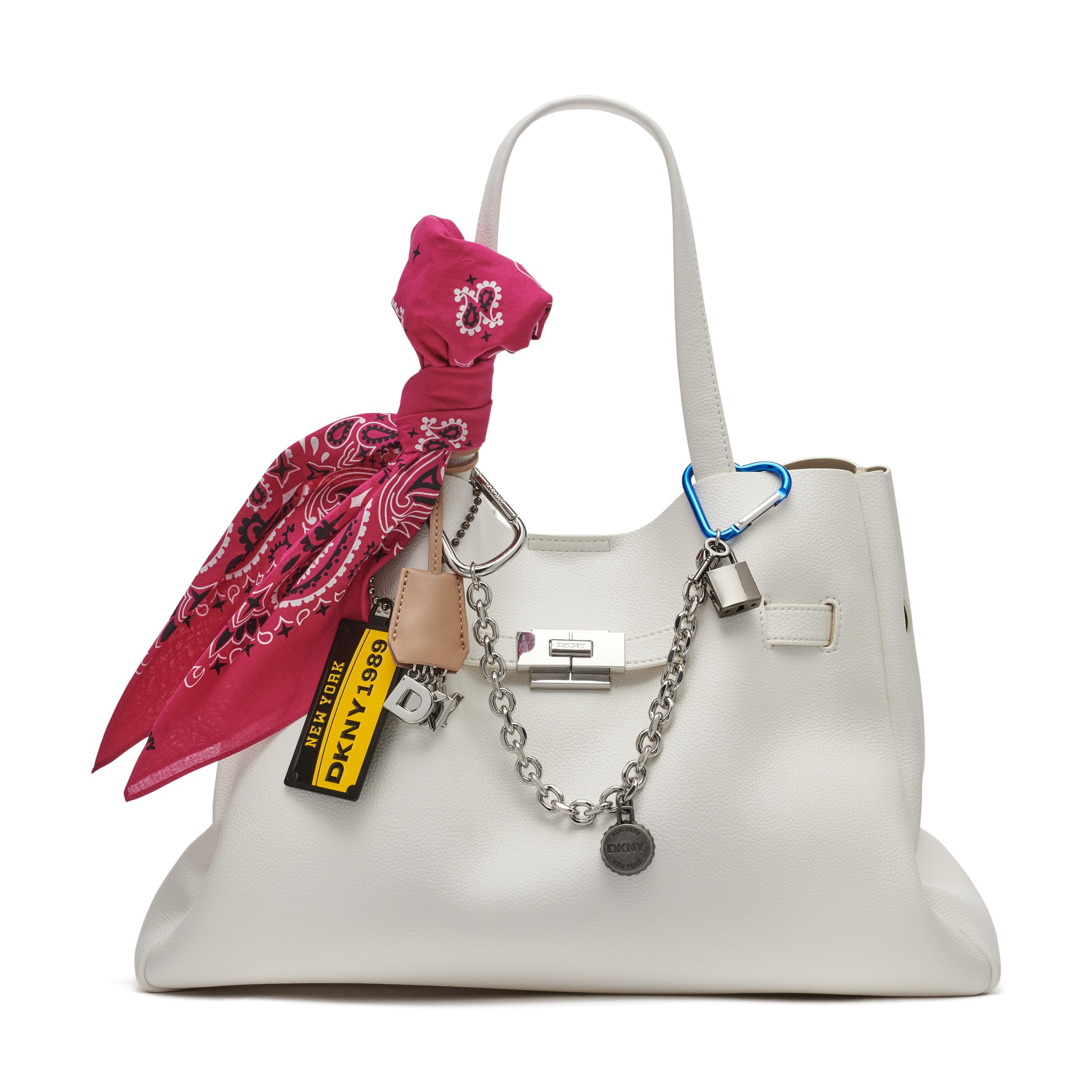 

                                                    DKNY Women's Satchel, Marshmallow, One Size