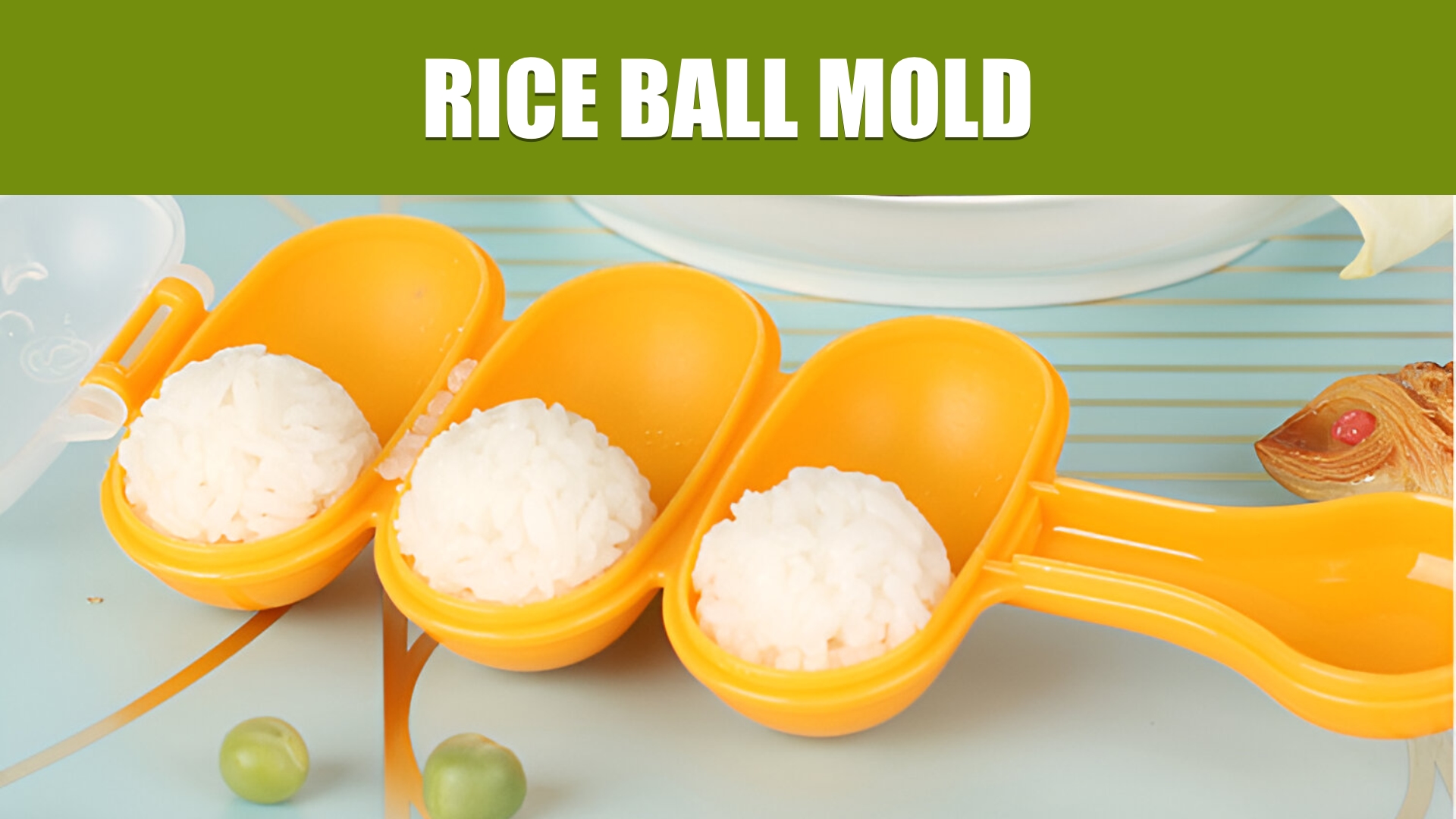 Amazon.com: Rice Ball Mold - Mini Rice Ball Maker Mold with 3 Bite