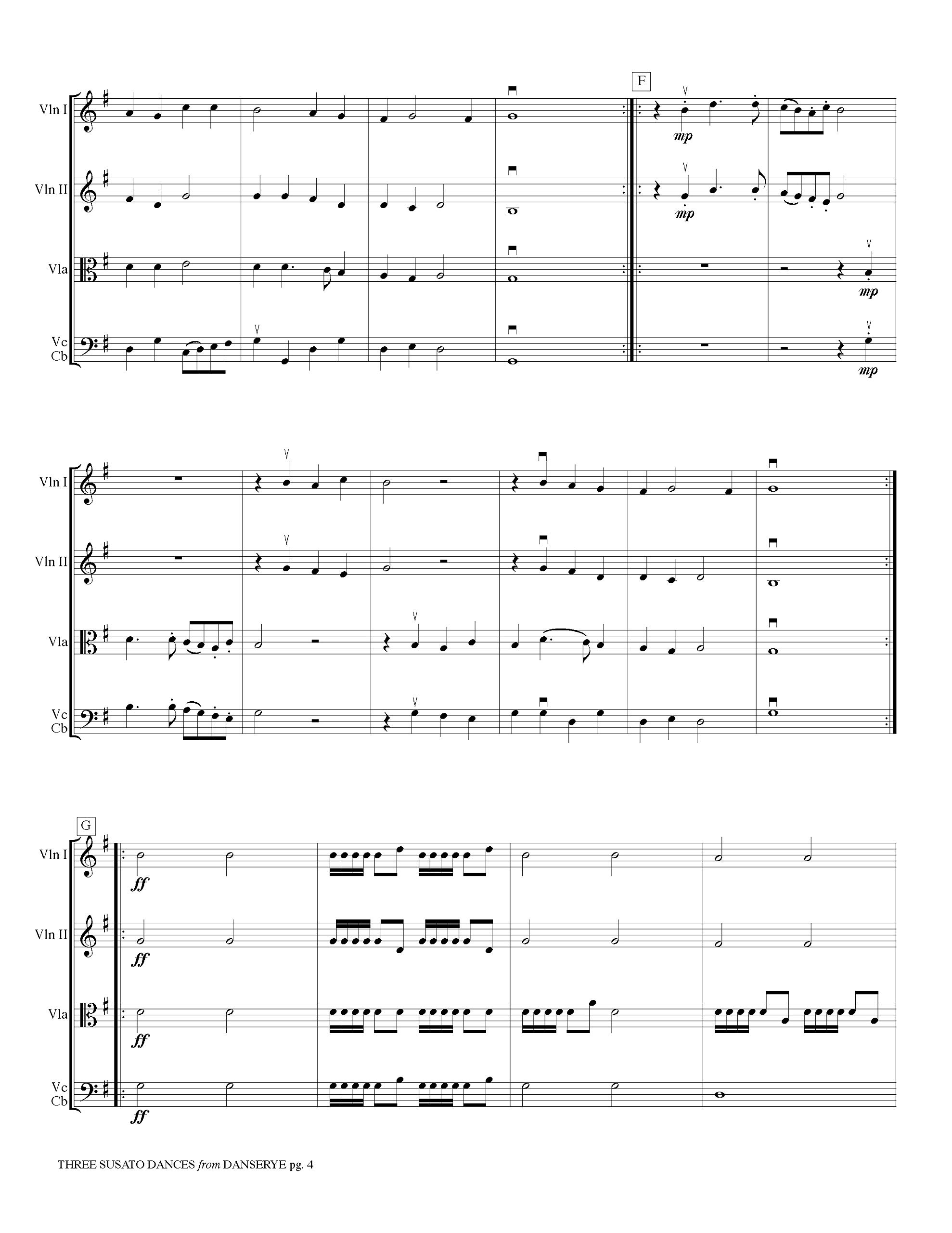 Three Susato Dances: From Danserye (Eighth Note Publications)