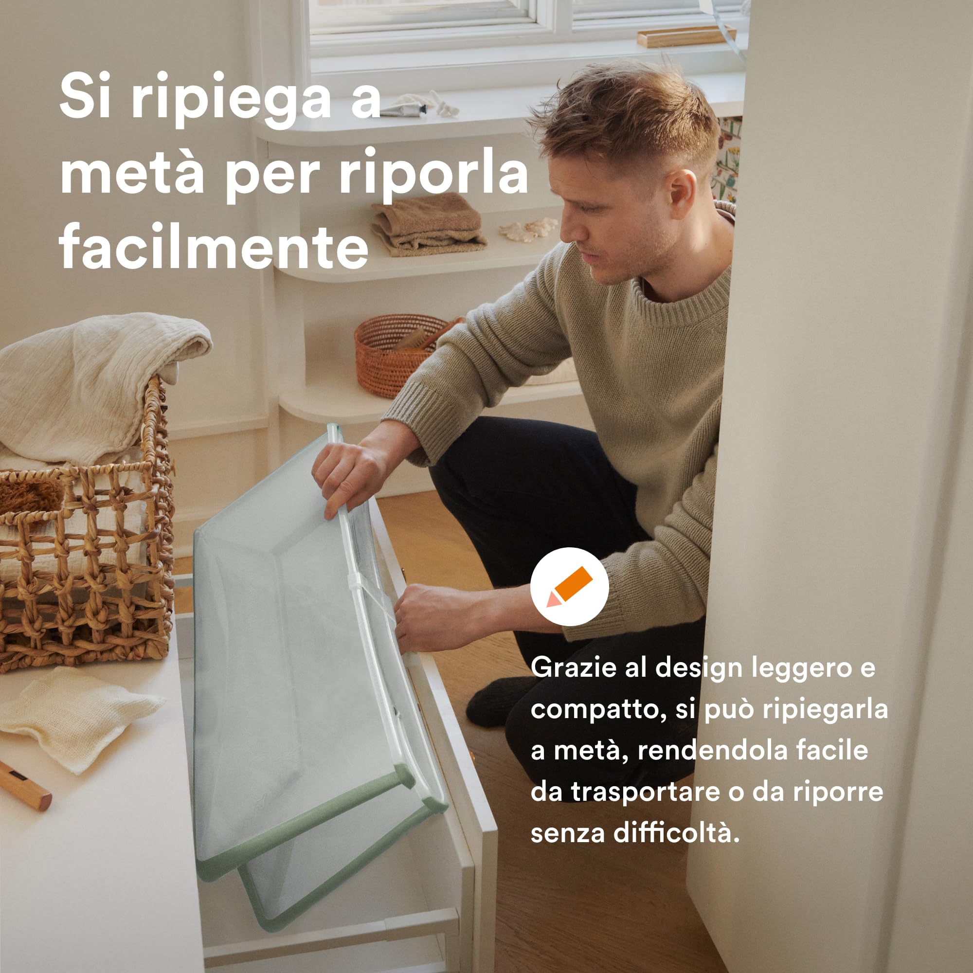 Stokke Flexi Bath XL (verde trasparente) con supporto neonato, durevole e facile da riporre, ideale per bambini da 0 a 6 anni
