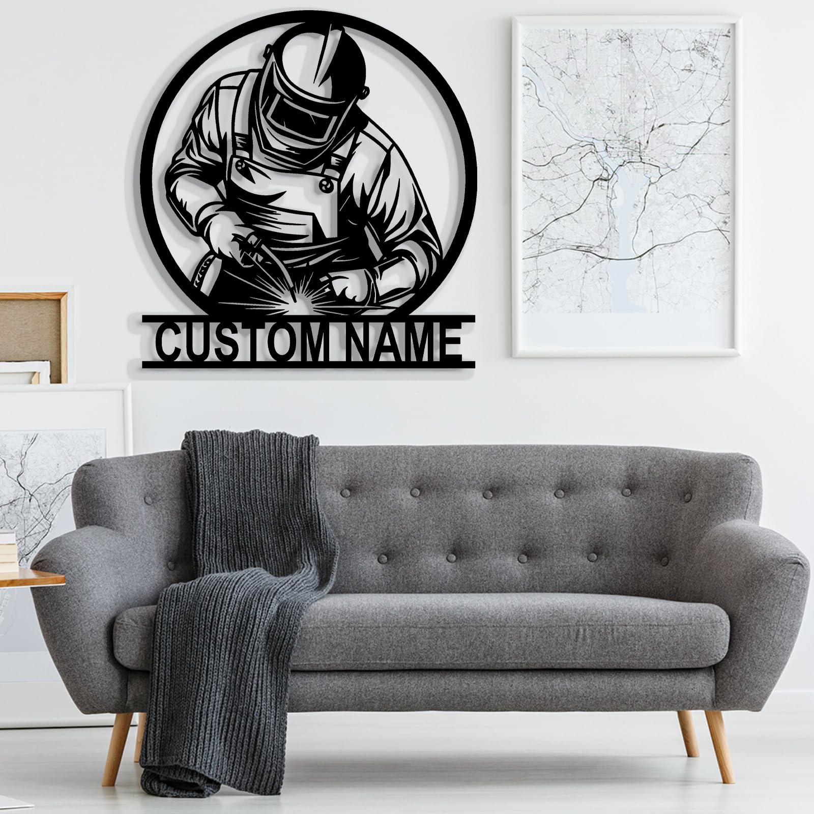 Custom Welding Metal Sign, Personalized Welder Sign, Personalized Welder Wall art, Gift for Welder, Welding Sign, Work Shop Decor?8