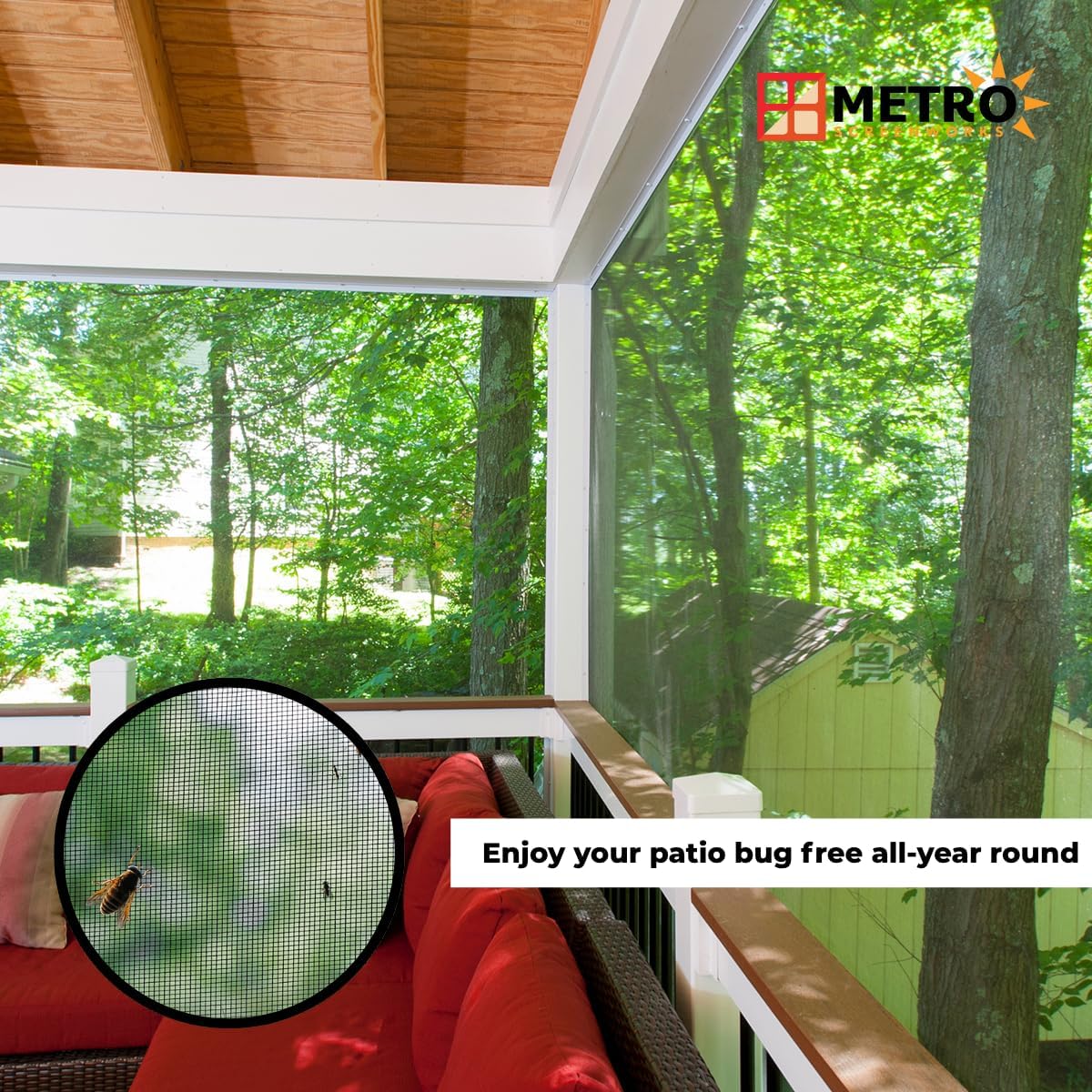 No-See-Um Small Insect Screen - 20 x 20 Mesh Bug Screen Roll - 36 inch x 25 feet - Tiny Insect Mesh Screen Roll for Window, Door, Patio, Porch Screening & Replacement, Charcoal