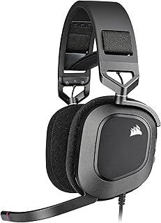 Corsair HS80 RGB USB Gaming Headset with Microphone – Dolby 7.1 Surround Sound – Omnidirectional Microphone – iCUE Compati…