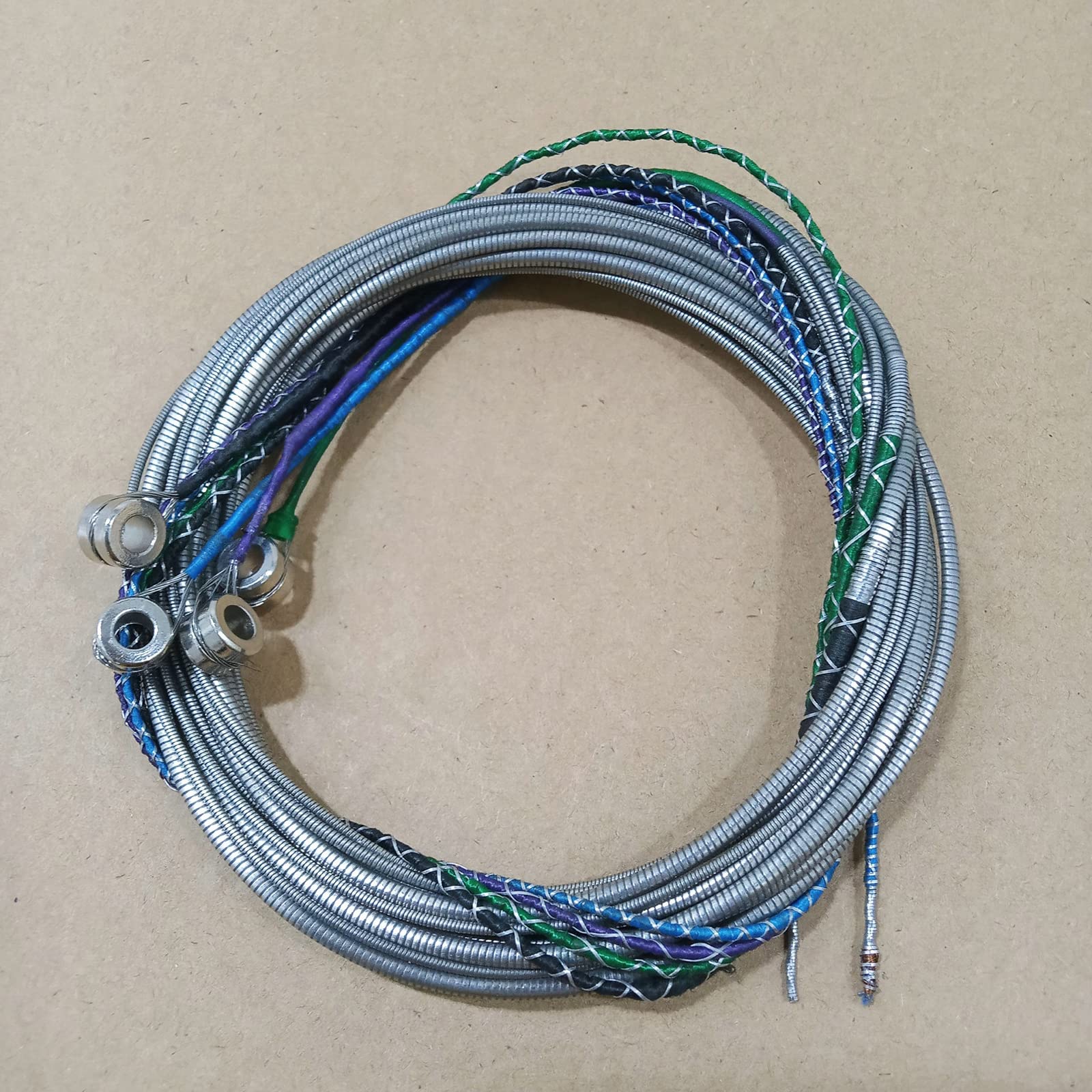 Cellosaiten (A-D-G-C), Stahlkern, Nickel-Chrom-Wicklung mit vernickeltem Kugelkopf für 4/3/1/2, 1/Cellos