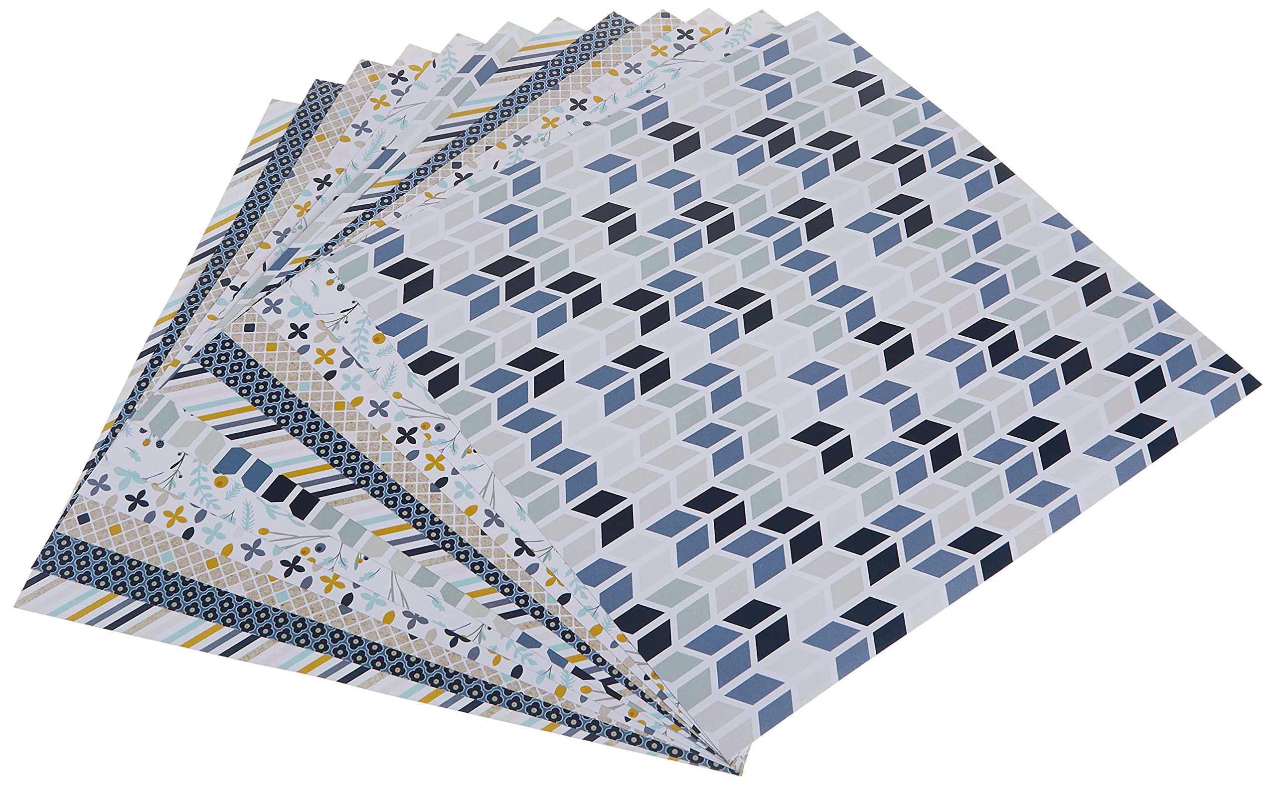 Scrapbook Customs Themed Paper Scrapbook Kit, Navy Senape