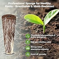 Vista 4 de Ahopegarden 166PCS Kit de cápsulas hidropónicas de hierbas: Kit de cultivo de cualquier cosa con 600ml de alimento A&B para plantas, 40 esponjas