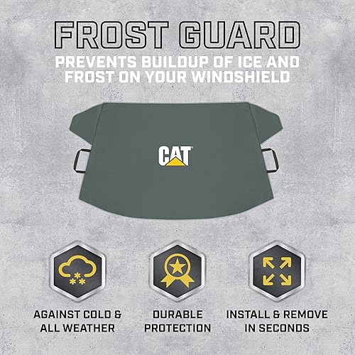 Miniatura 2 de Cat® - Protector contra nieve y escarcha para parabrisas, resistente a la intemperie, hielo y aguanieve, para invierno, con correas antirrobo