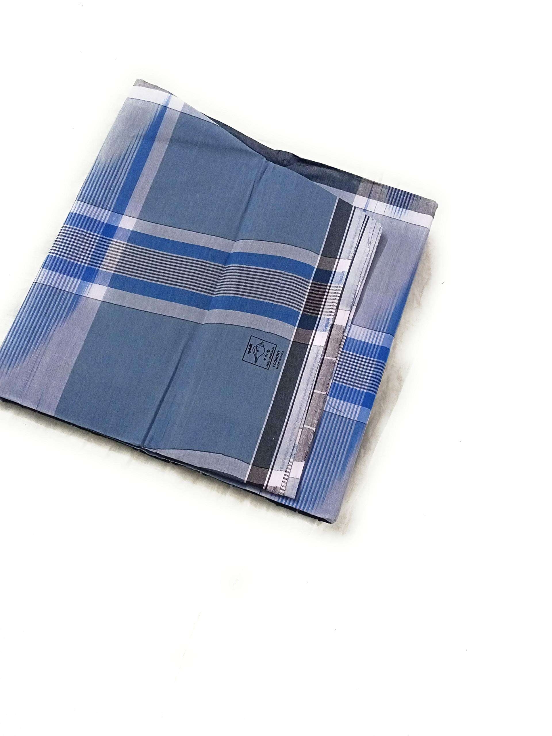 SANGU MARK Men's Cotton Lungies - Pack of 1 (Multicolour, Free Size)_AT117-image-45