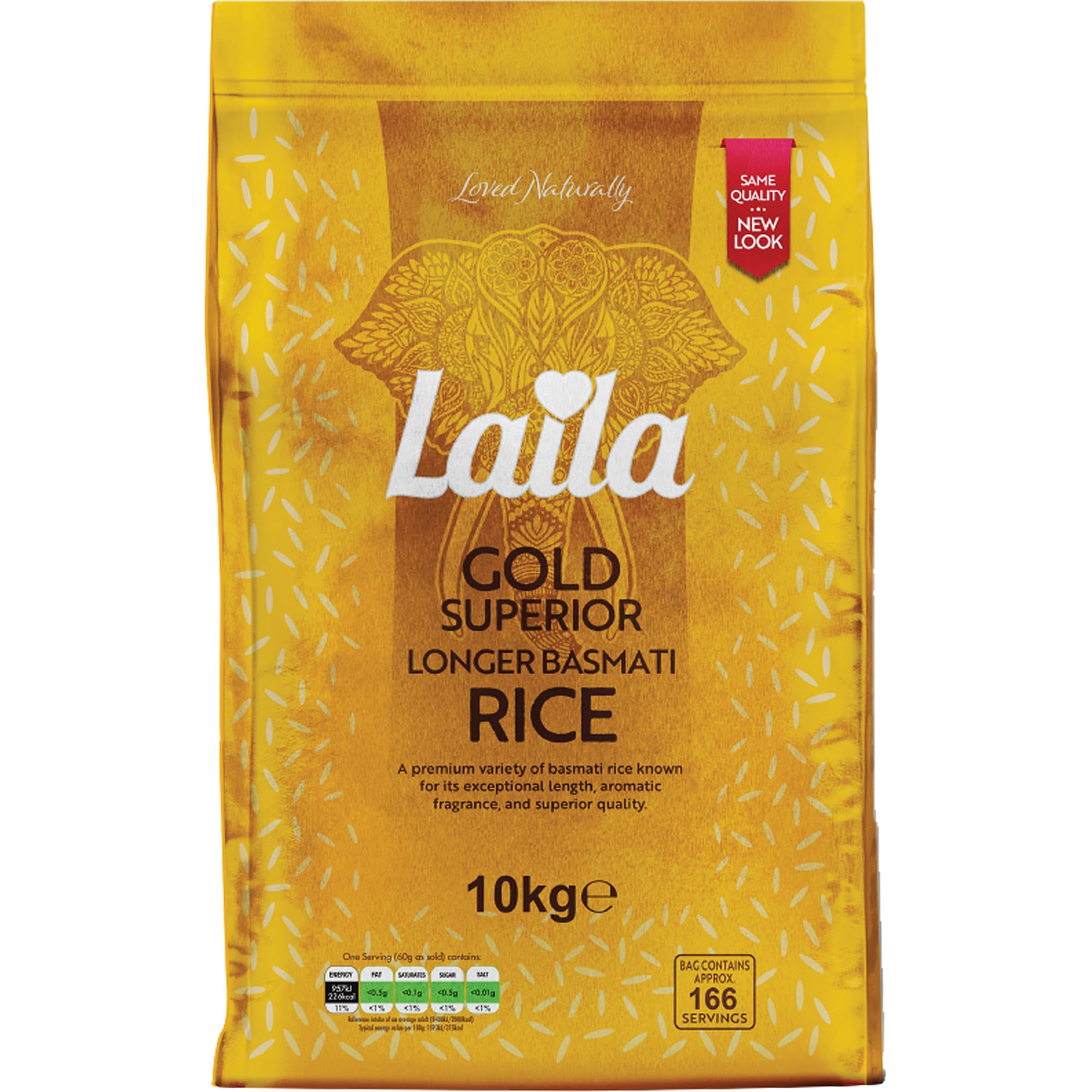 LAILALonger Basmati Rice, 10Kg