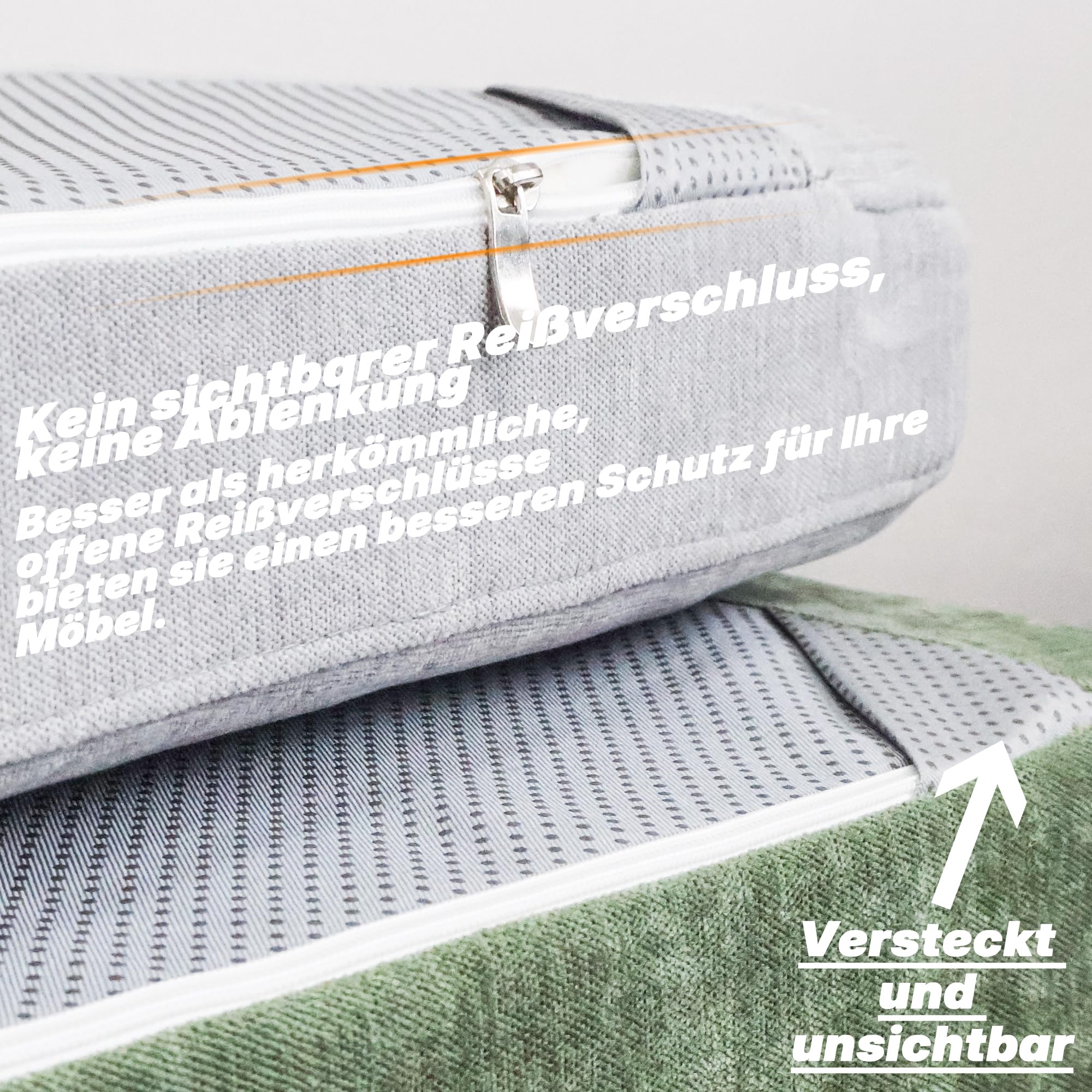 Benutzerdefinierte Bankauflage Bankkissen nach Maß mit Abnehmbarem Bezug Outdoor Kissen Polster für Gartenmöbel Terrasse rutschfeste Palettenkissen Drinnen Sitzkissen Bank Sitzpolster