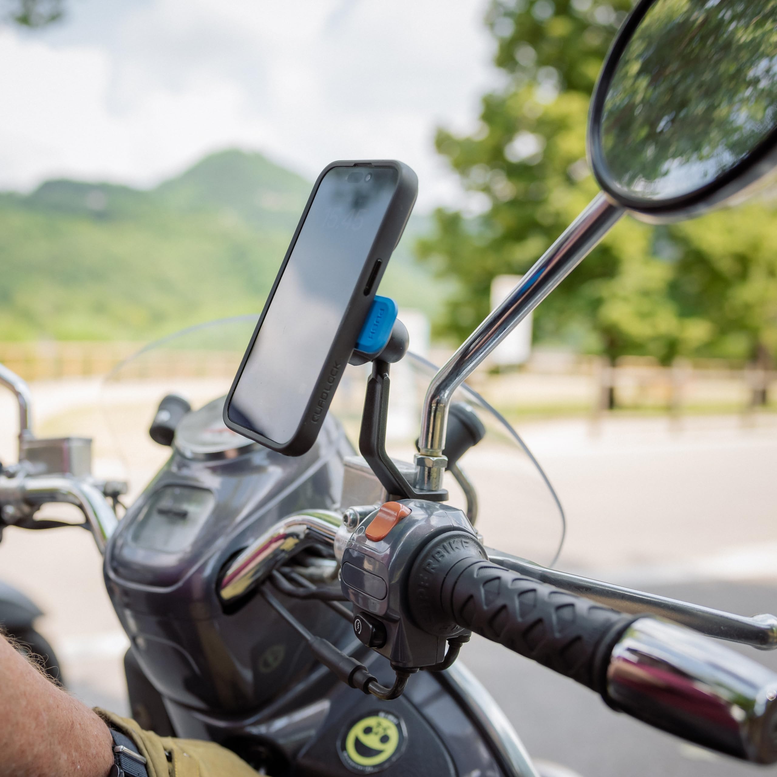 Amazon.co.jp: クアッドロック(QUAD LOCK) バイク用 ミラーステム