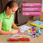 600pcs Pipe Cleaners Crafts Kit, 30 Colors Pipe Cleaners Bulk with 20 Designs Instruction Book, Colorful Chenille Stems for Animal Flower Creative Projects DIY, Arts and Crafts for Kids Ages 4-12