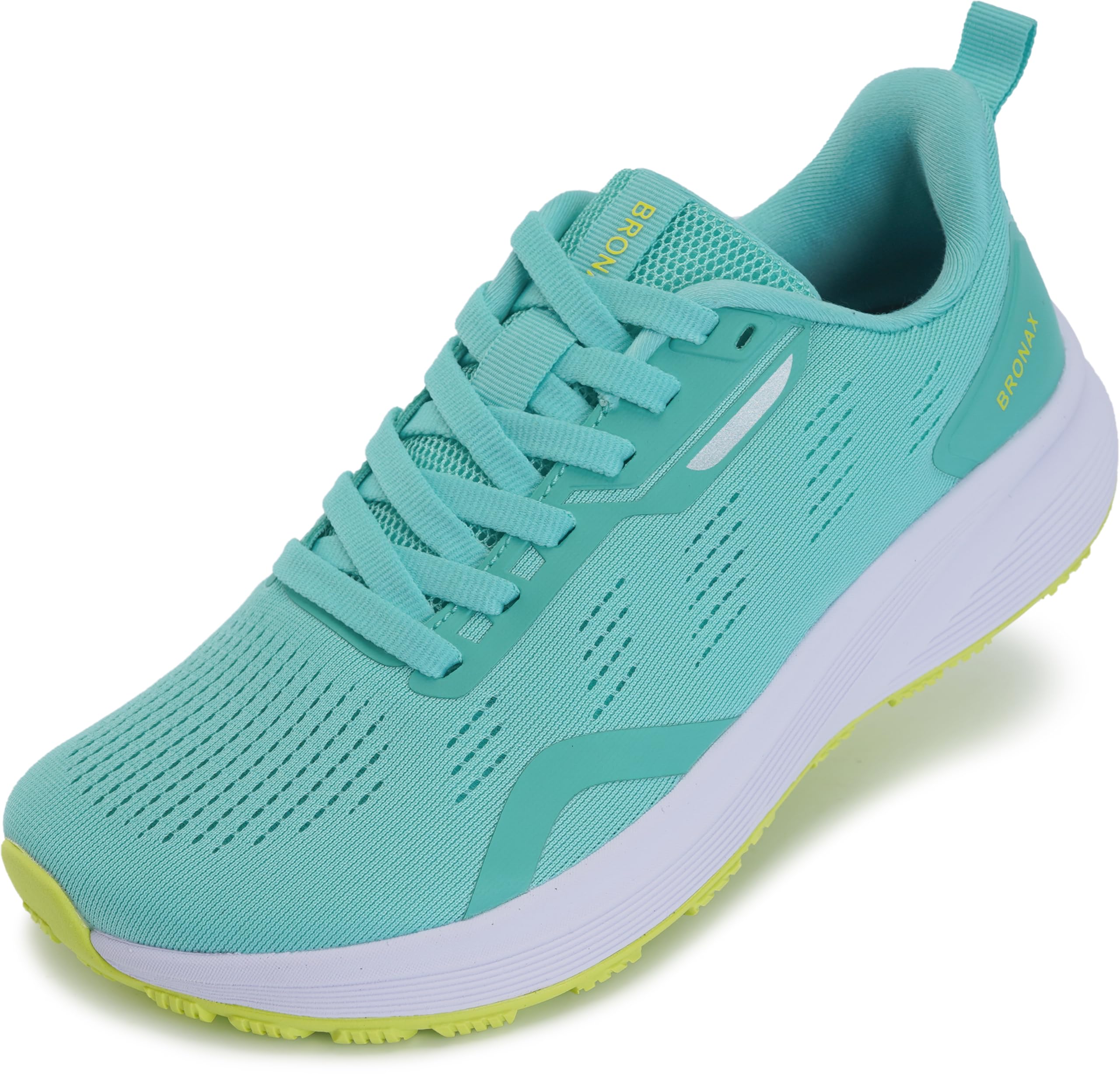BRONAX Women's Wide Toe Box Road Running Shoes | Wide Athletic Tennis Sneakers with Rubber Outsole