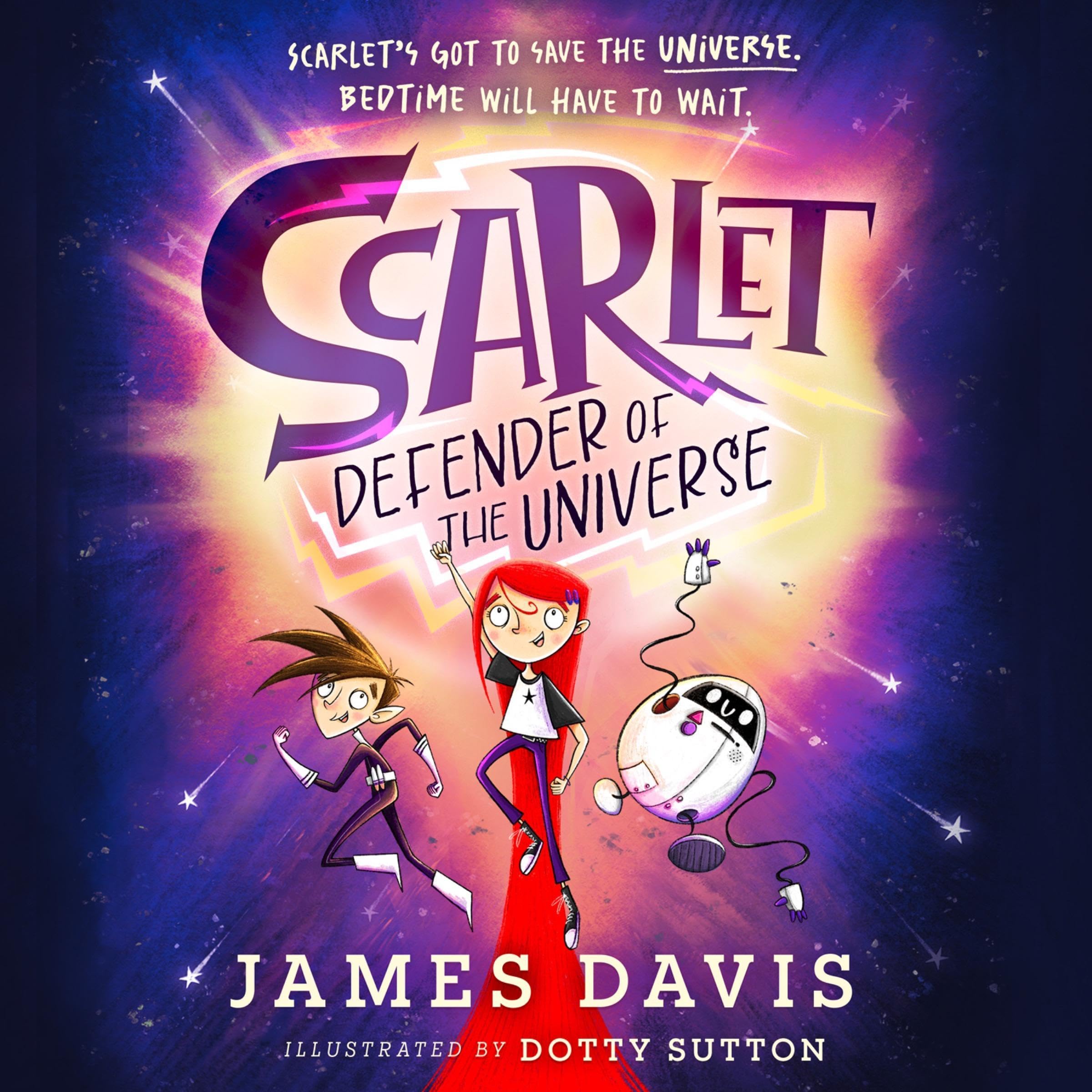 Cover art for Scarlet: Defender of the Universe