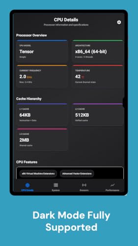 CPU Info Detector PRO – vue 5