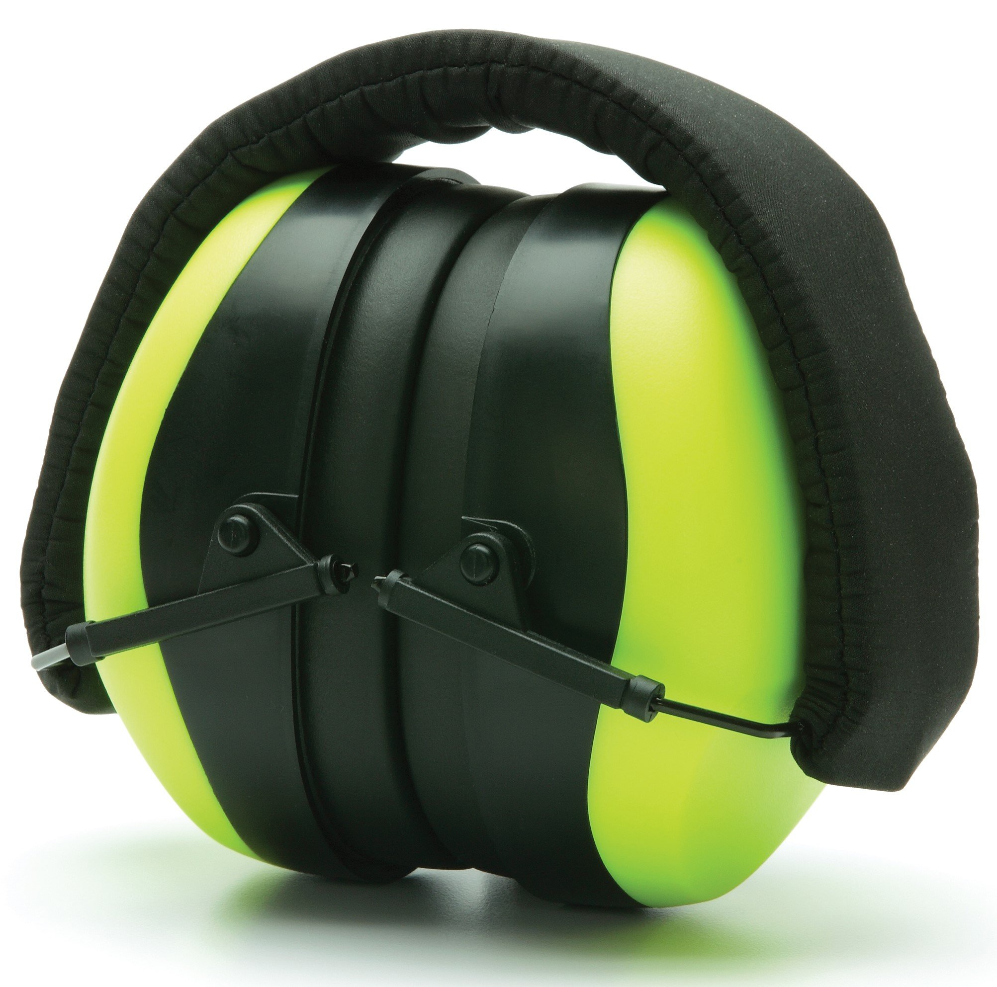 Pyramex PM80 Series NRR26dB Casque anti-bruit haute visibilité Vert citron