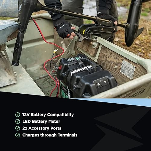 Miniatura 4 de Motor para pesca Newport Vessels caja de potencia inteligente de baterías centro negro