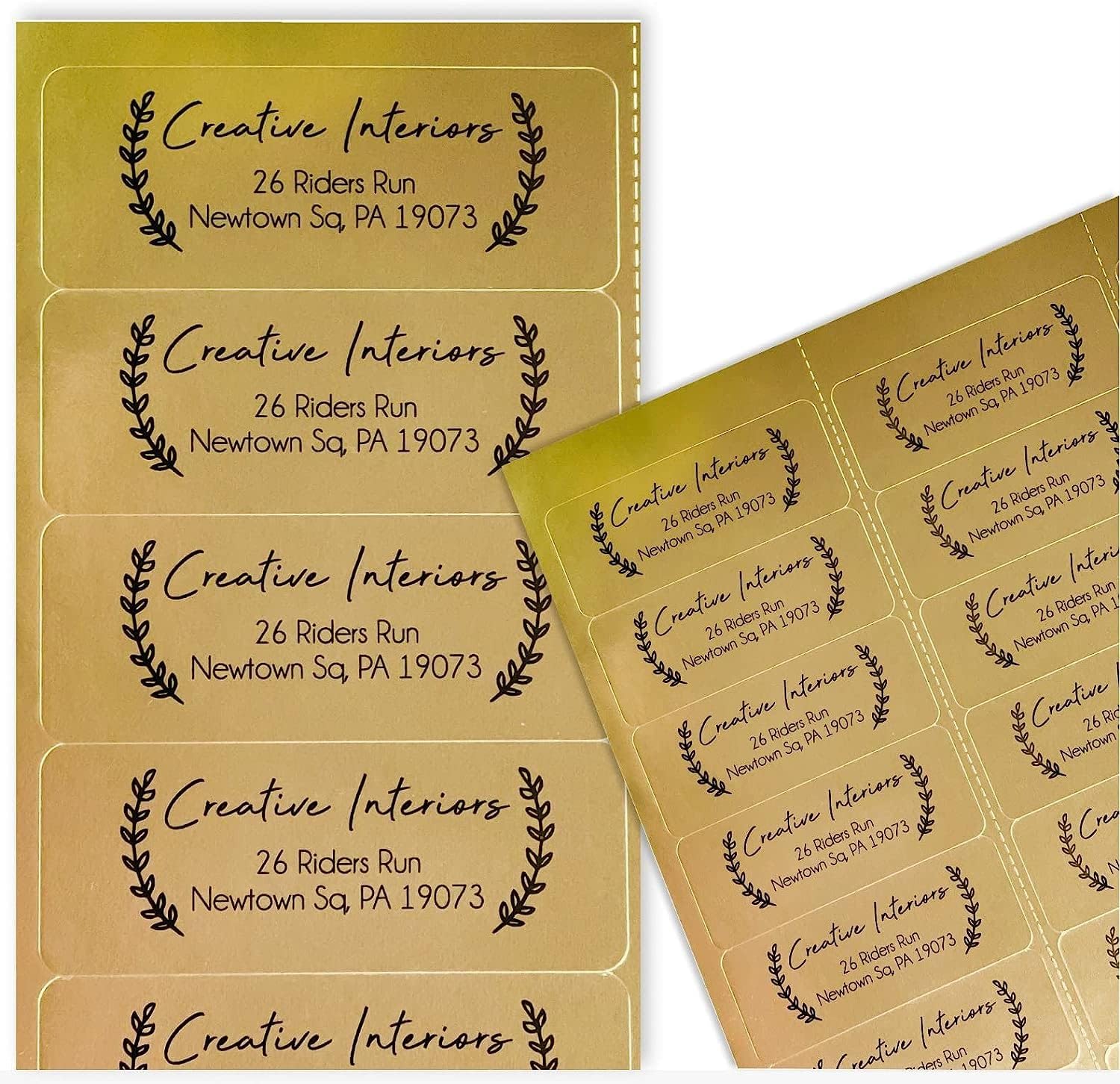 Return Address Labels Personalized, 1 Sheet = 30 Labels, 2