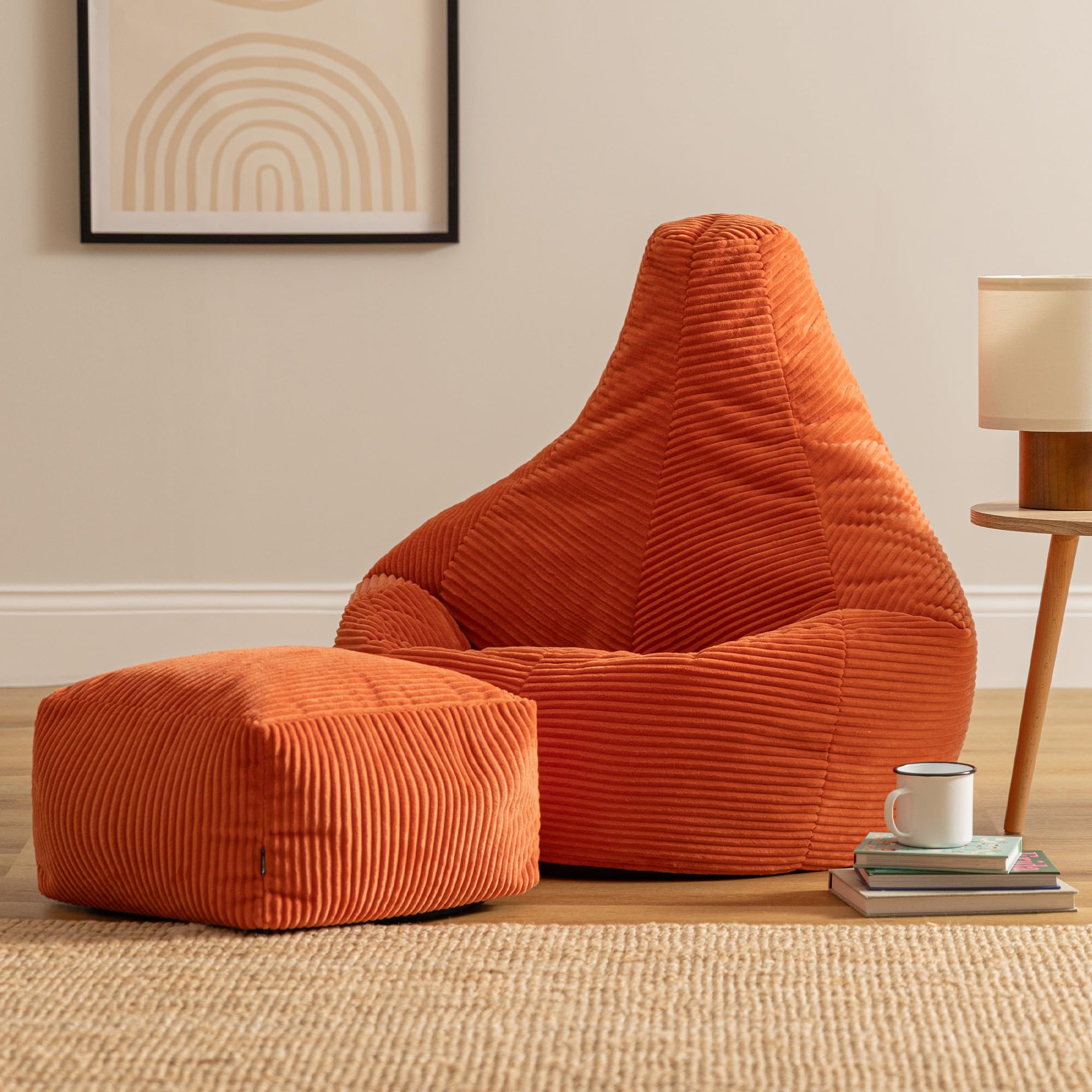 Icon Dalton Sitzsack mit Hocker Cord – Bild 3