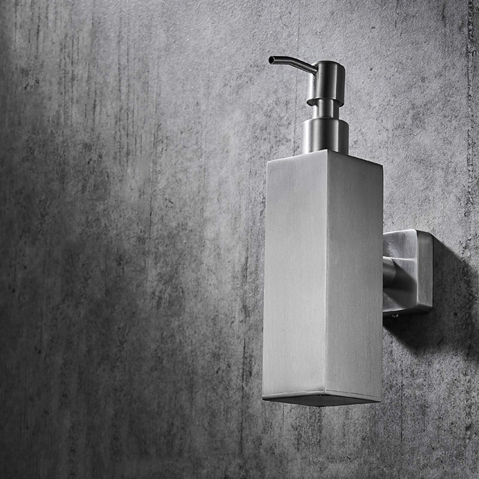Bottiglie di sapone Distributore di emulsione liquido del distributore del sapone del sapone dell'acciaio inossidabile 304 dell'acciaio inossidabile del sapone del bagno con il processo di disegno dor