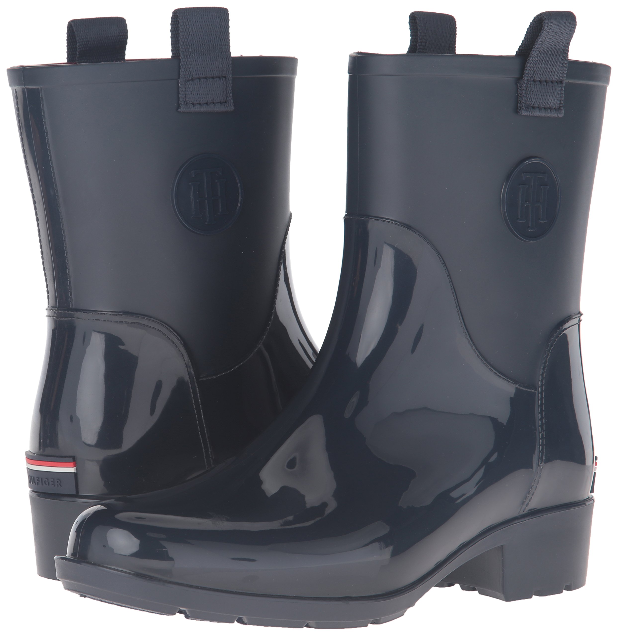 Amazon Tommy Hilfiger Khristie Rain Boots Tommy Hilfiger Women's