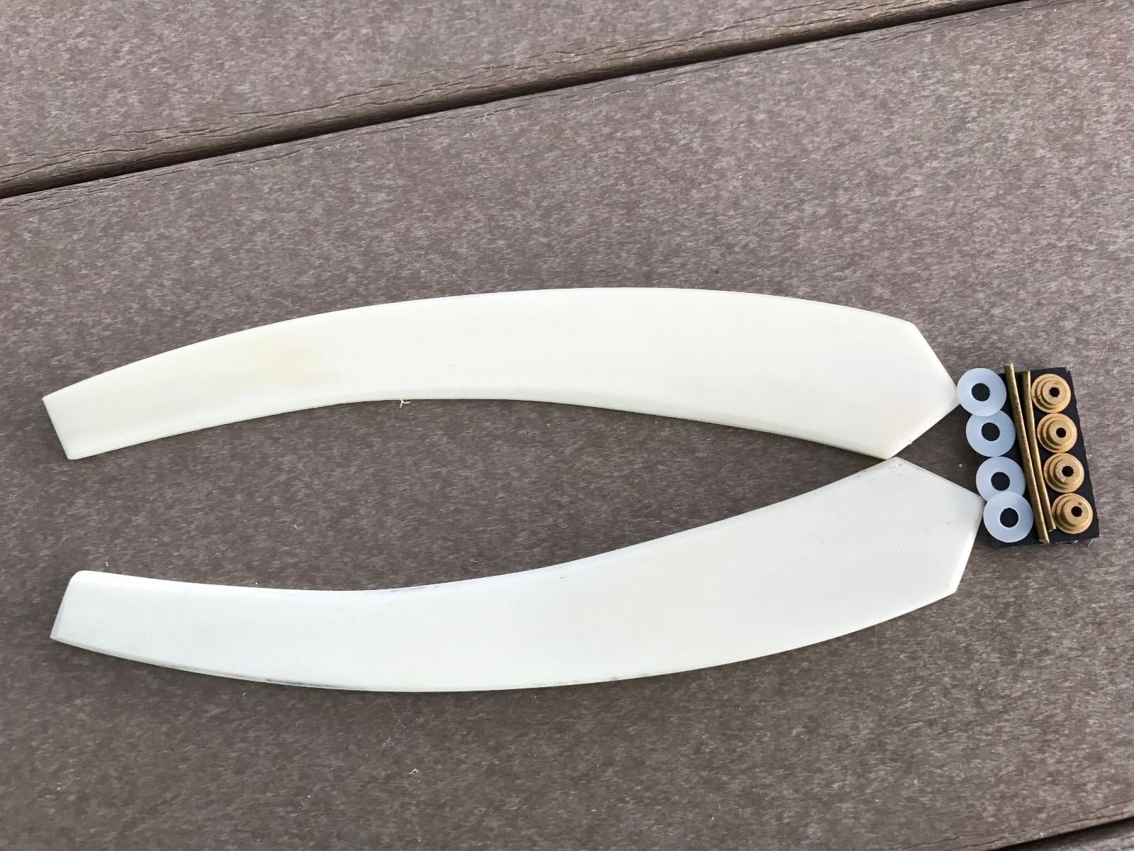 Camel Bone Straight Razor Scales For Dovo Boker Puma Solingen T Issard Razor Handles Brass Hardware