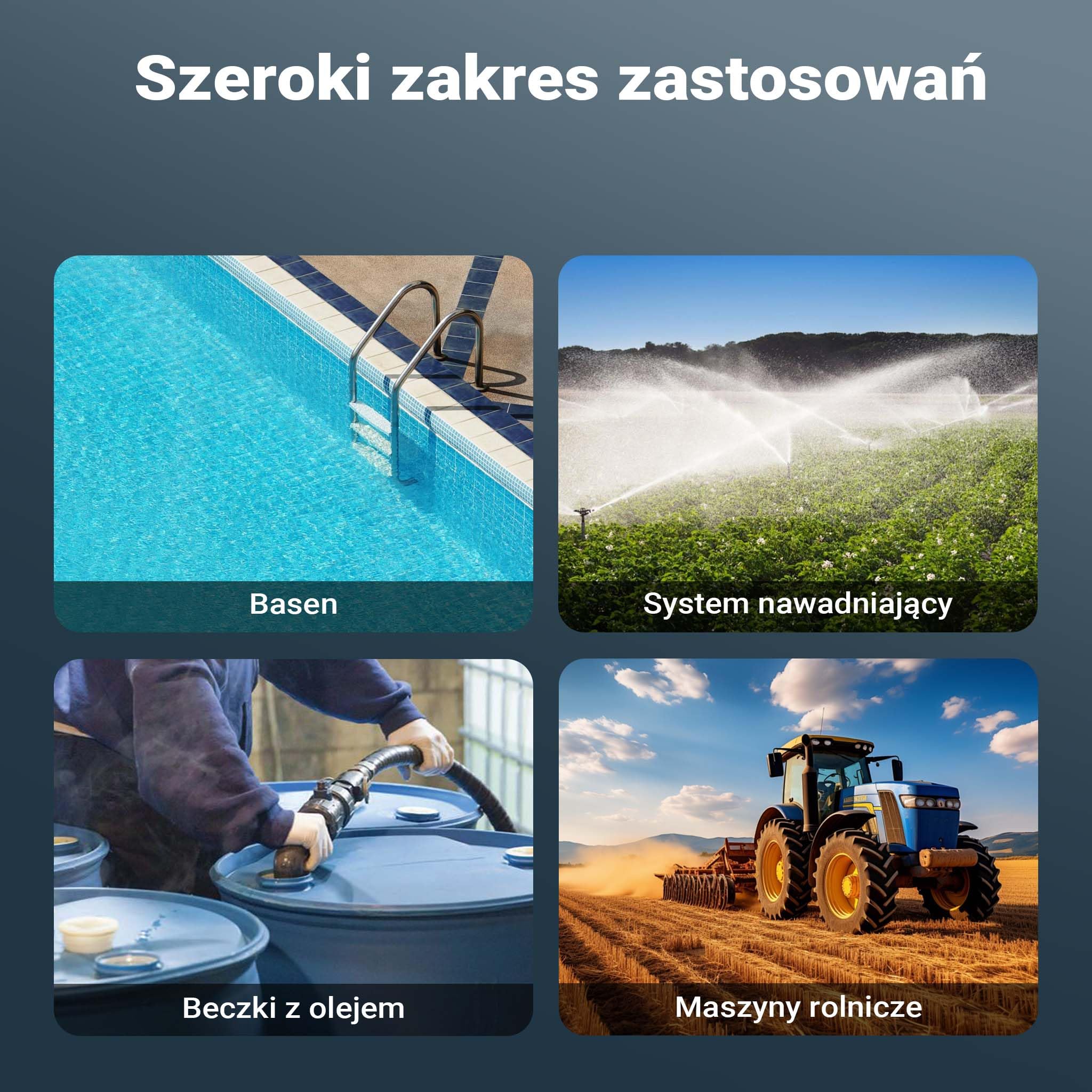 Mini pompa Wiltec 12-15 l/min 8500 obr/min 12 V, wylot 16 mm, pompa zanurzeniowa do wody i oleju napędowego, do spuszczania cieczy, odwadniania, pompowania ponad