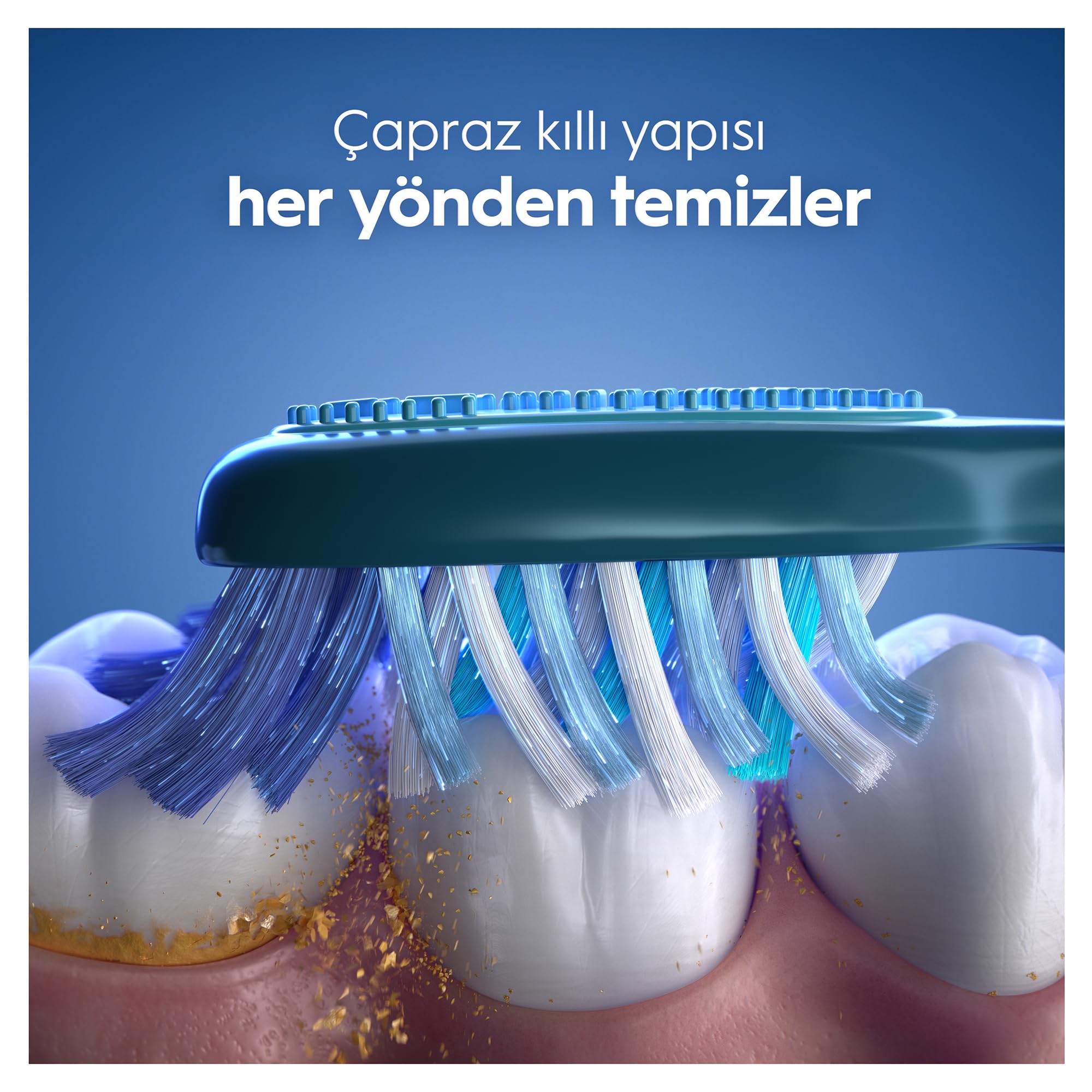 Oral-B Pro-Expert Advanced Derinlemesine Temizlik Diş Fırçası, Orta Sertlik, 2 Adet (3 paketi)