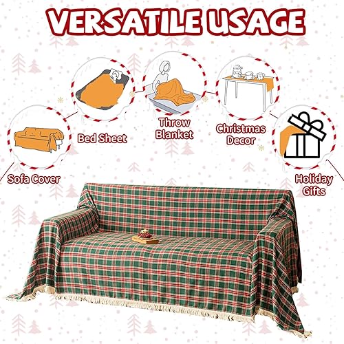 Miniatura 63 de HANDONTIME fundas de sofá beige para sofá, fundas boho de jacquard y corduroy para perros, funda de sofá de felpilla para perros, protector suave