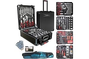 Husky 799-Piece Aluminum Trolley Case Tool Set