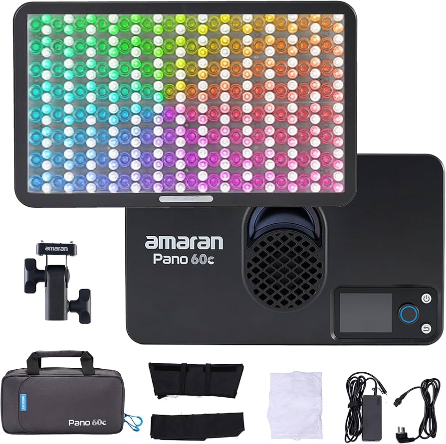 シーリングライト・天井照明 Amaran Pano 60c Kit 60W RGBWW Amazon.com : Amaran Pano 60c Kit Led Video Panel Light 60W RGBWW