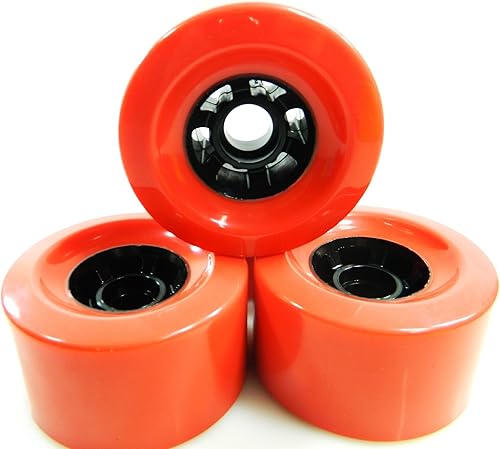 Miniatura 2 de Ruedas de volante Longboard de 3.268 in + espaciadores de rodamientos ABEC 7