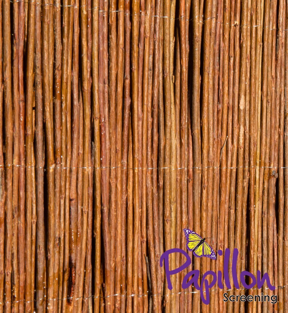 Premium Willow Natural Garden Fence Screening Roll Privacy Border Wind & Sun Protection 5m x 1.8m (16ft 4in x 6ft)