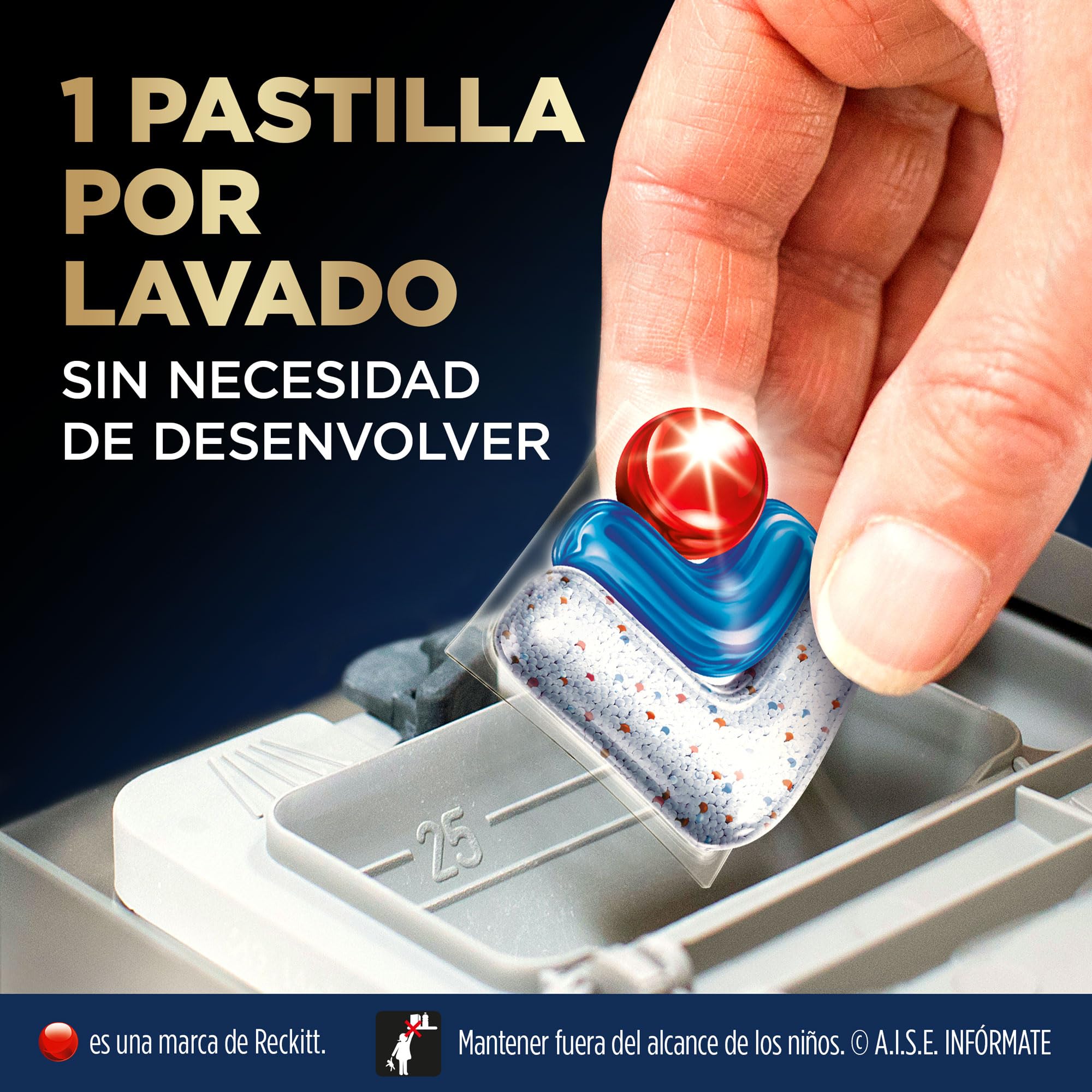 Finish Ultimate Plus Infinity Shine, Pastillas para el Lavavajillas, limpieza y brillo intensivos, y protección del cristal, 73 pastillas