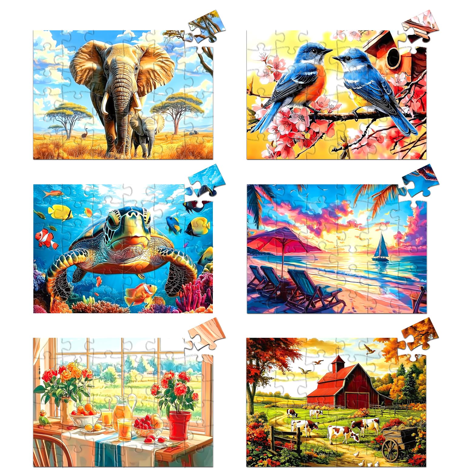 Deepcom 6-Pack 36 Pieces