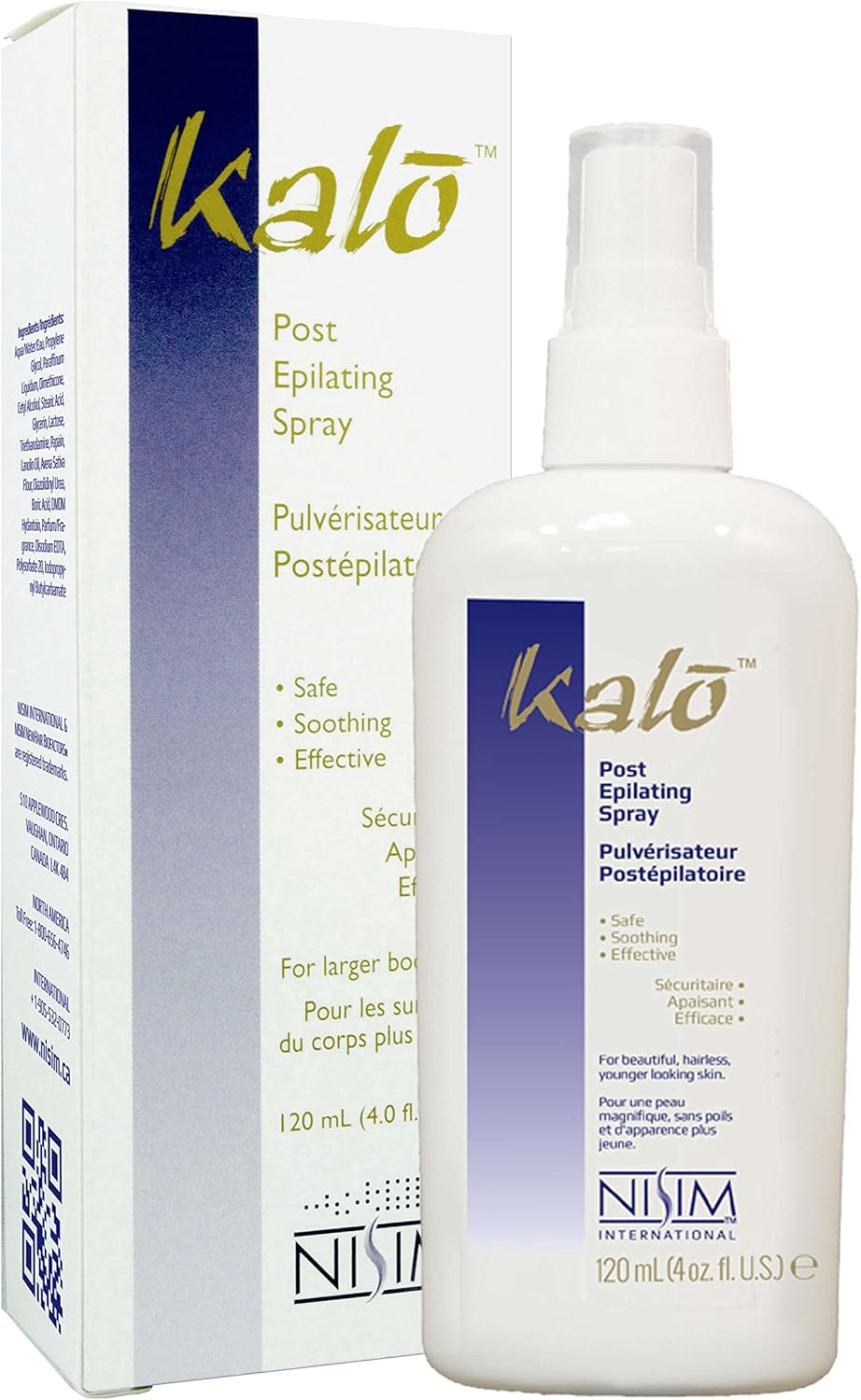 Kalo Post Epilating Spray 120mL/4oz for use after hair removal Amazon