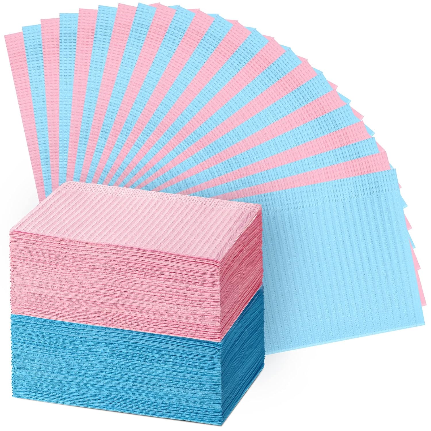 500 Pcs Disposable Dental Bibs, Large Patient Bibs