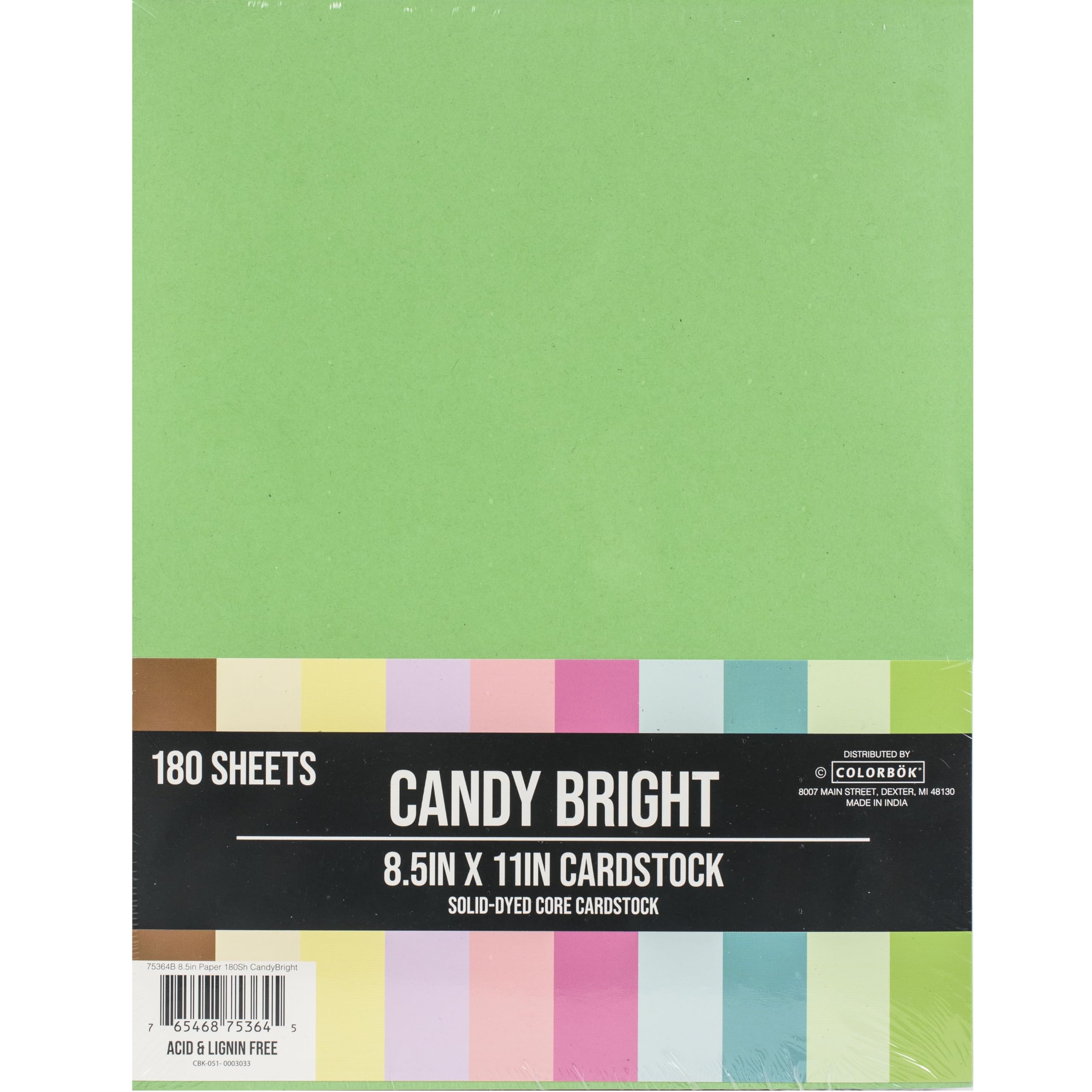 ColorBok 8.5 inch by 11 inch 180 Sheet Candy Bright Mega Paper Pack, 8.5" x 11", Count