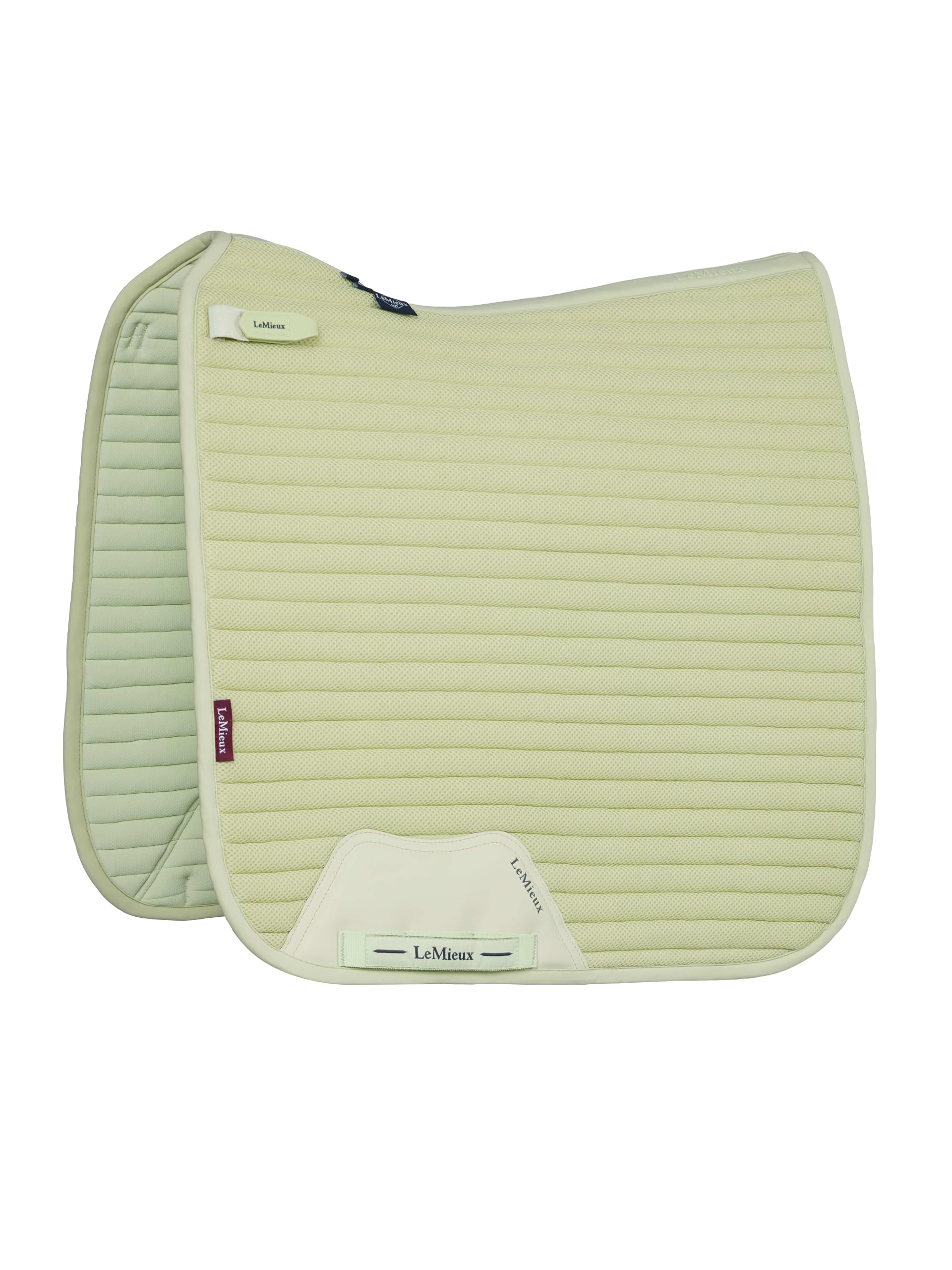 LeMieux Air-Tek Mesh Dressage Square - Equestrian Horse Riding Saddle Pad - Breathable Mesh Upper - Self Cool Lining - Macaron - Large