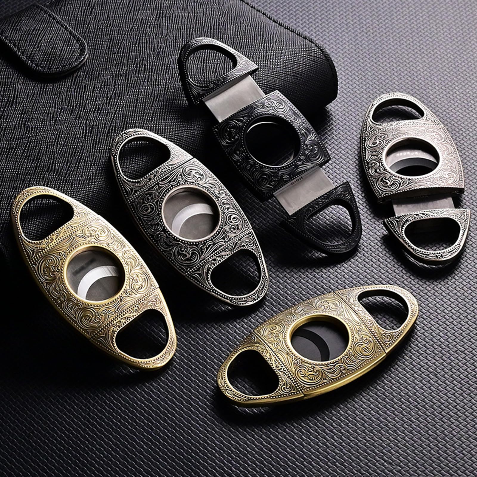 Amazon.co.jp: シガーカッター ステンレススチール ダブルカット 