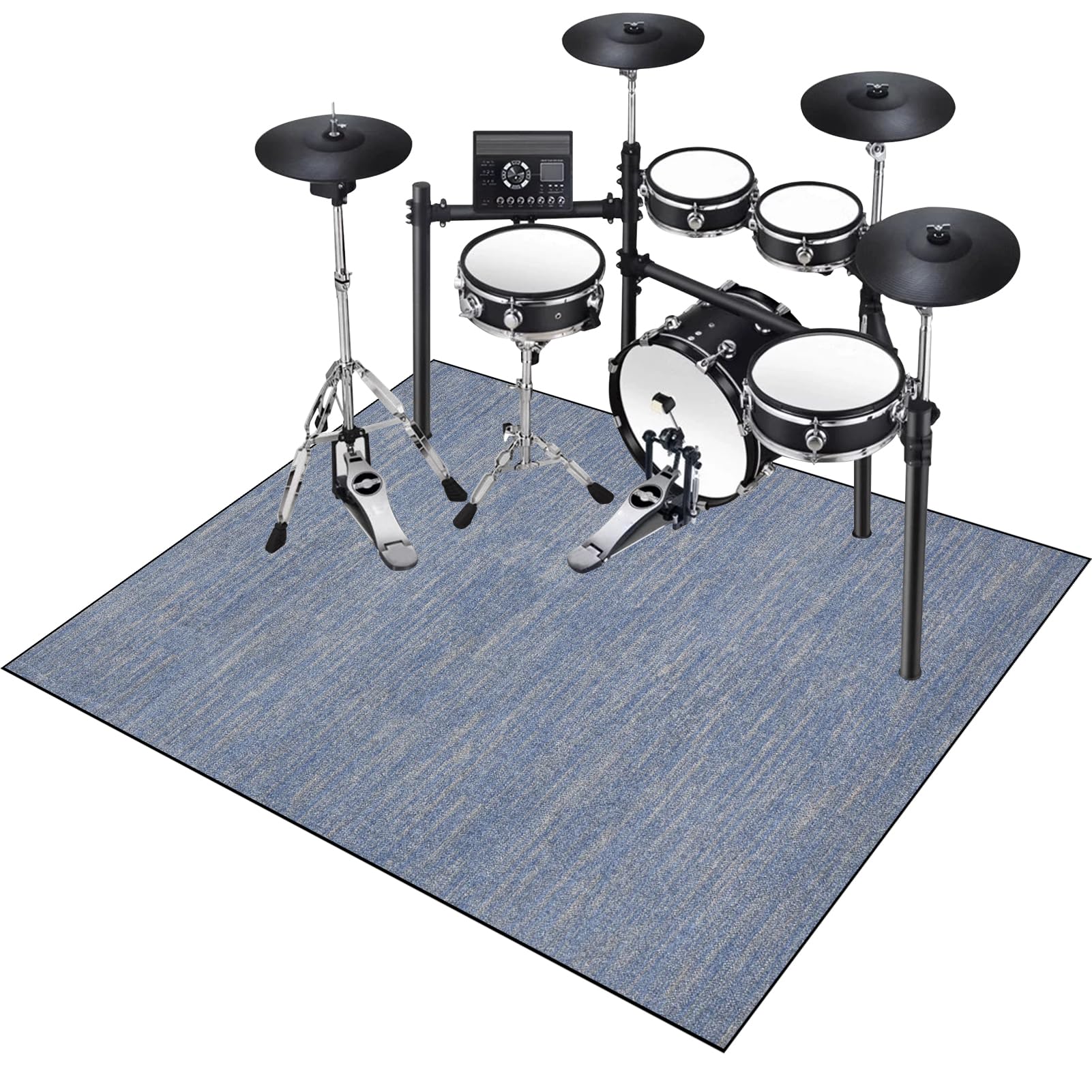 180 x 140 cm Mata na baterie Dywan bębnowy Antypoślizgowy Dźwiękoszczelny Zestaw perkusyjny Jazz Profesjonalny Prostokątny Elektroniczny Do Pudełka Bombowego i innych instrumentów Musi Mata Baterii