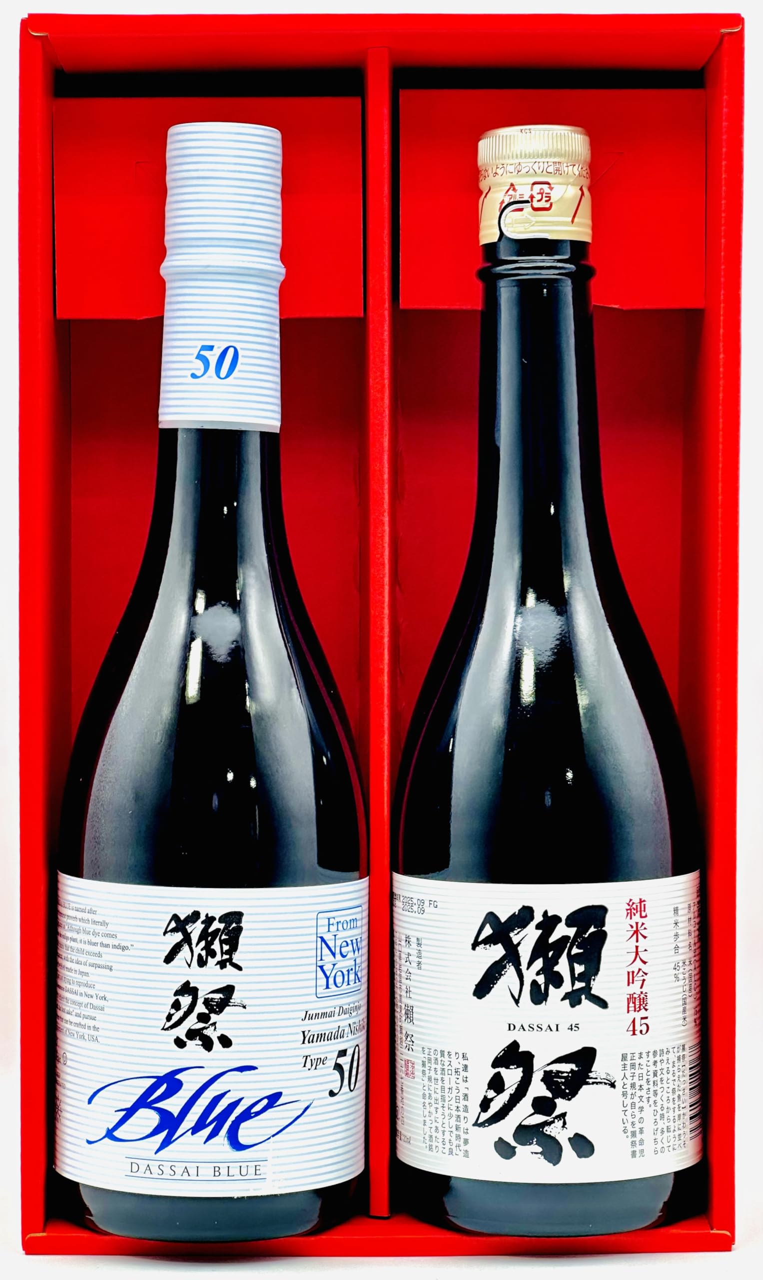 獺祭 DASSAI BLUE 50 & 磨き二割三分 2本セット 【限定品】 Amazon.co.jp: 山口県限定発売！「ニューヨークからやって来た！獺祭