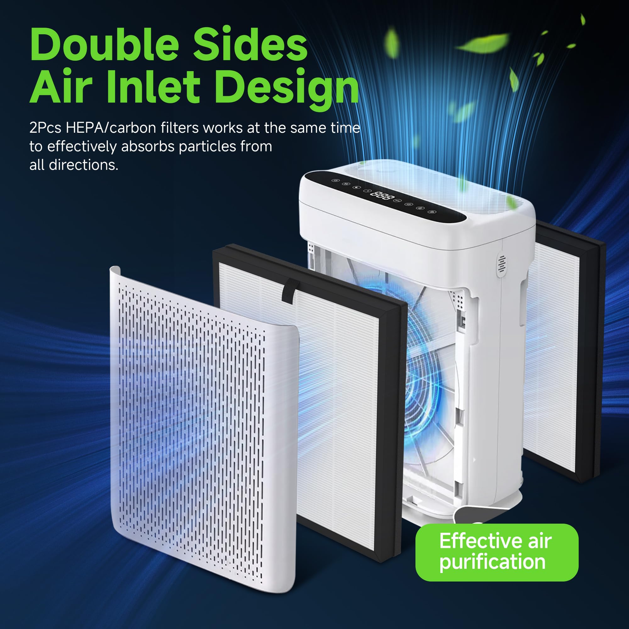 Confezione Da 4 Filtri Di Ricambio Per Purificatore D'aria AC400