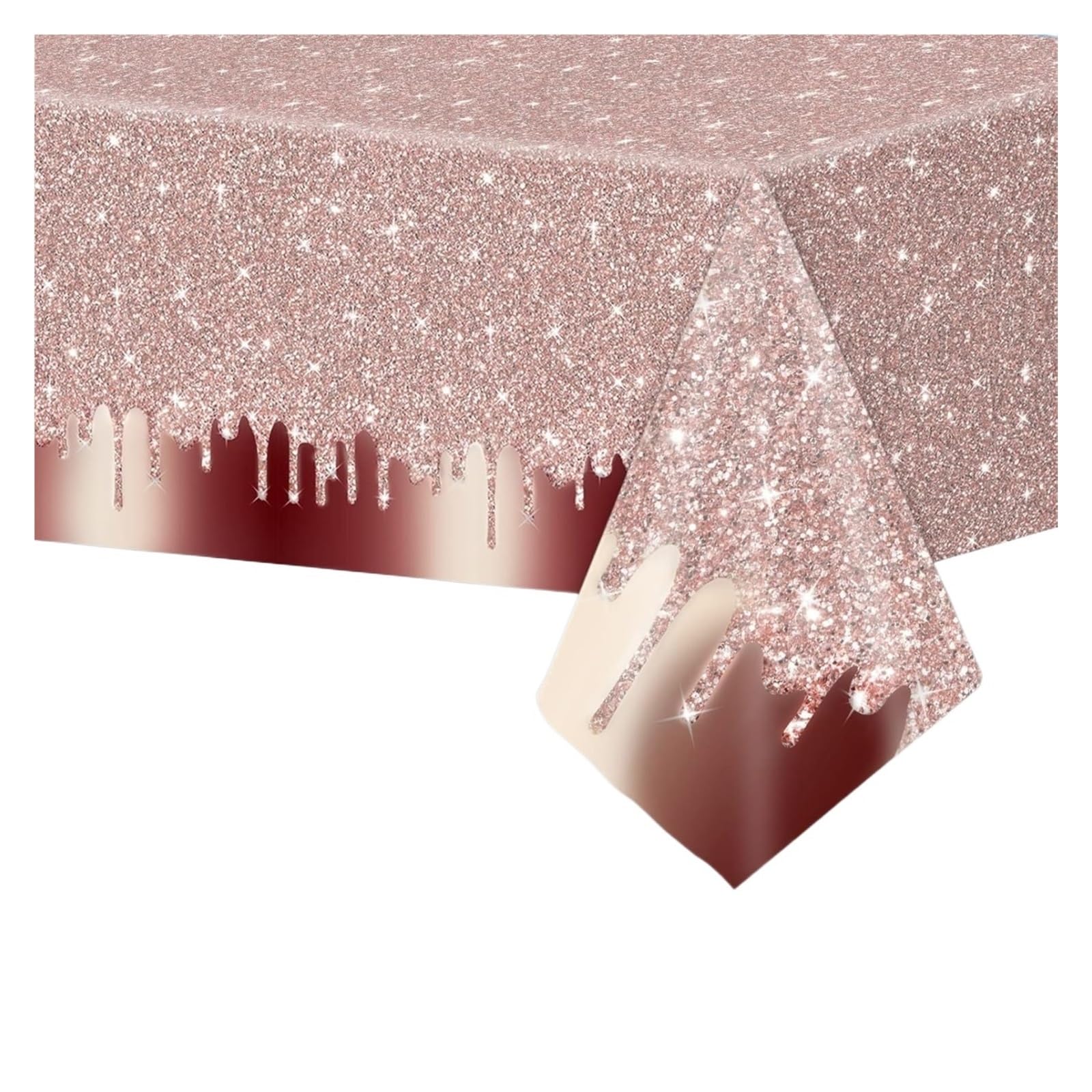 EKalgretrA Sequin Tablecloth Sequin Tablecloth Glitter Waterproof Party Decor for Women, Wedding(3Pcs)