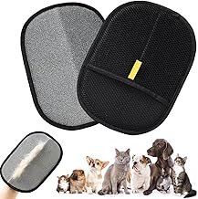 (Pack of 1) Pet Hair Removal Glove for Cats & Dogs, 2025 Newly Upgraded Five-Finger Electrostatic Pet Hair Gloves, Reusable Pet Hair Remover Tool for Clothing, Couch, Carpet, [1PCS]