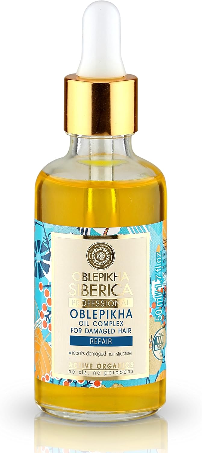 Natura Siberica, Oblepikha Oil Complex For Hair Ends x ml, helder, lavendel, musk, 50 ml