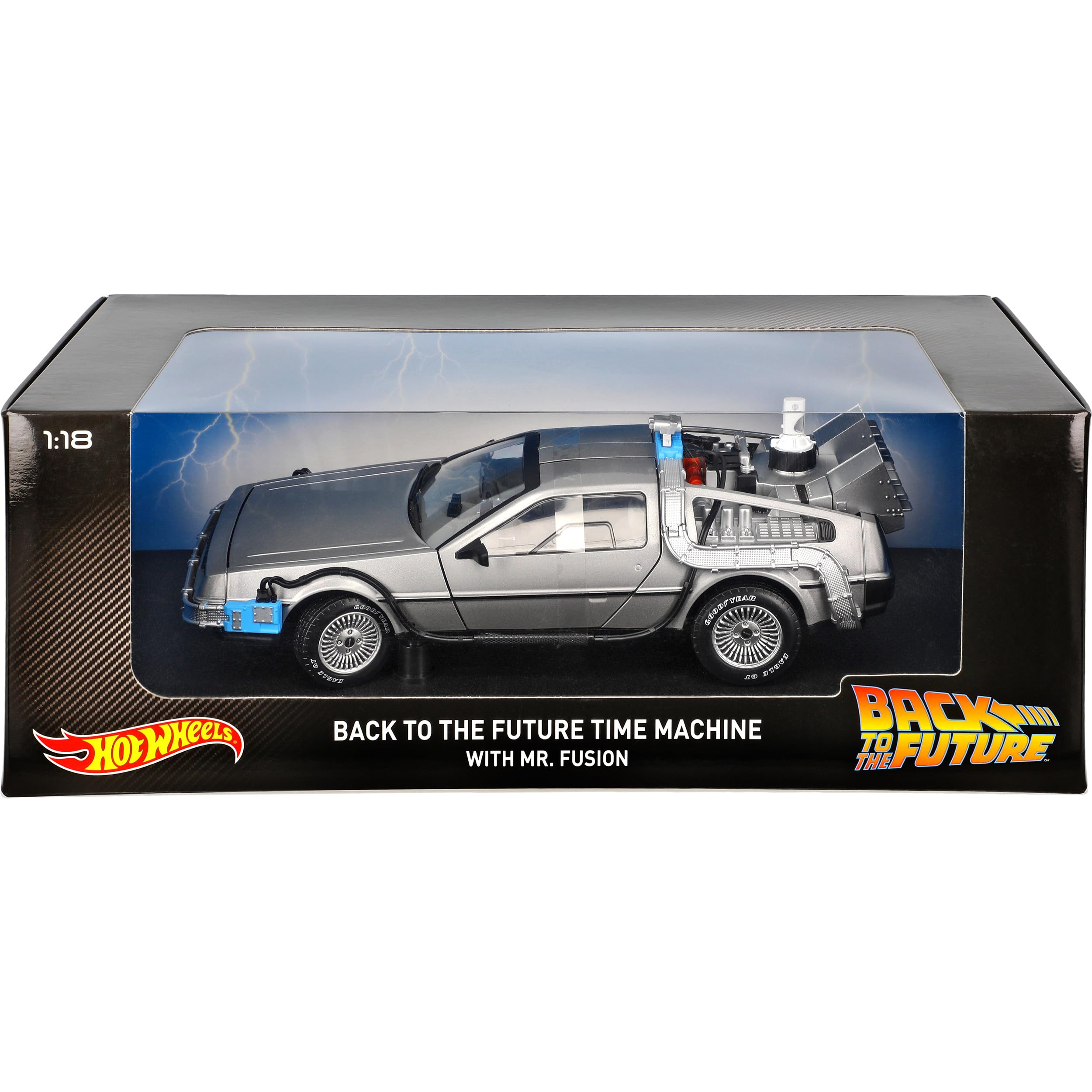 Mattel Delorean Zurück in die Zukunft Back to The Future 1/18 Hot