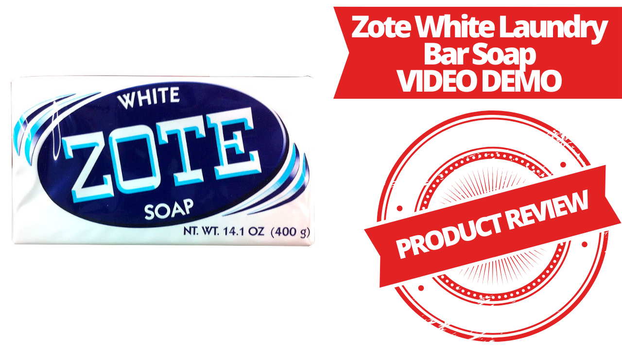 Zote White Laundry Bar Soap Video Review!